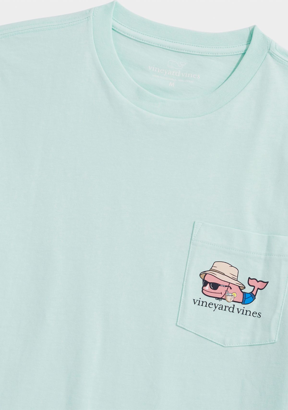 Mens Hammock Character Whale Short Sleeve Pocket Graphic T-Shirt