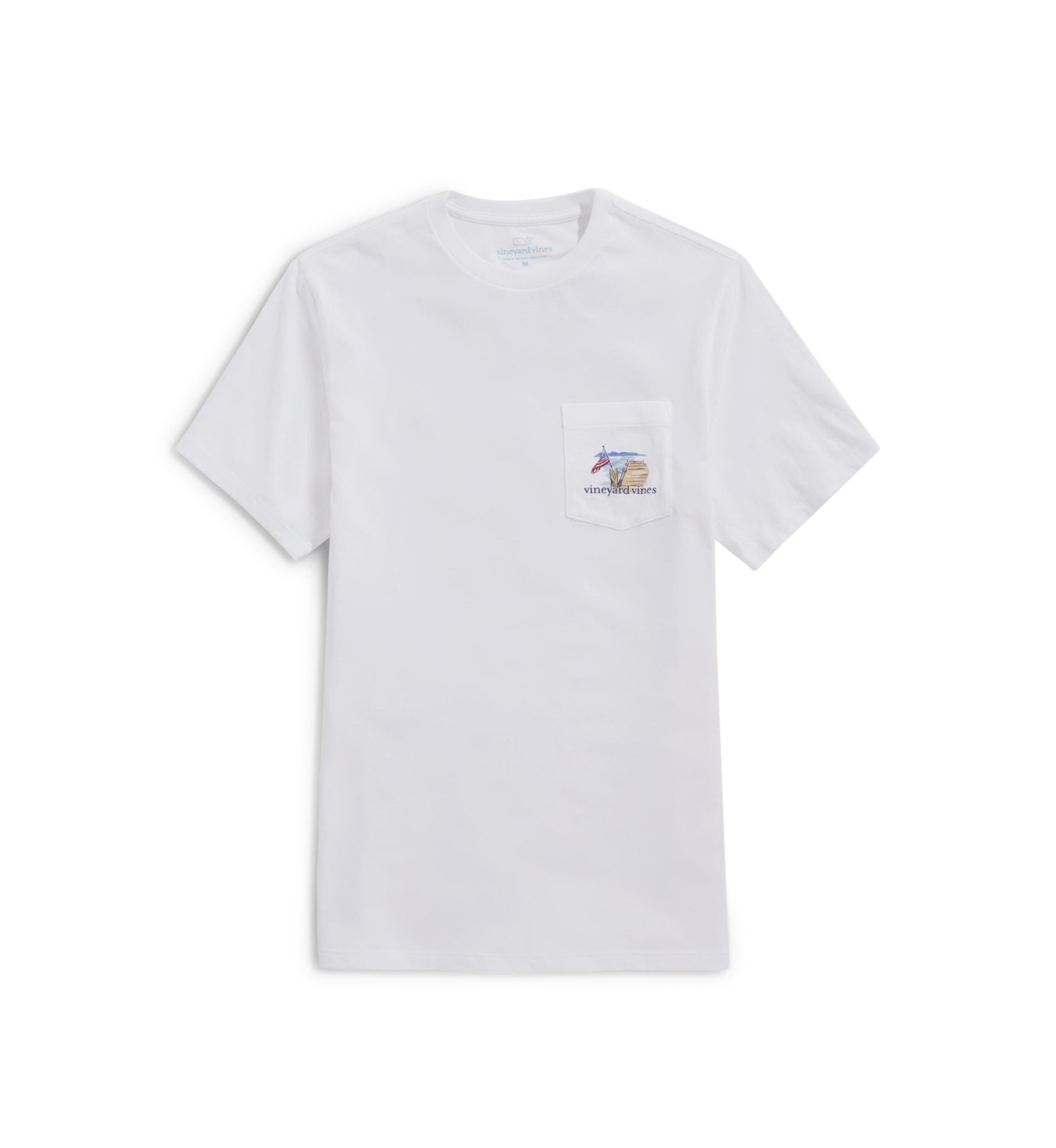 Mens Golf Swing Short Sleeve Pocket T-Shirt