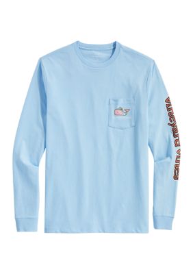 Vineyard Vines Men's Oktoberfest Whale Long Sleeve Pocket Graphic T ...