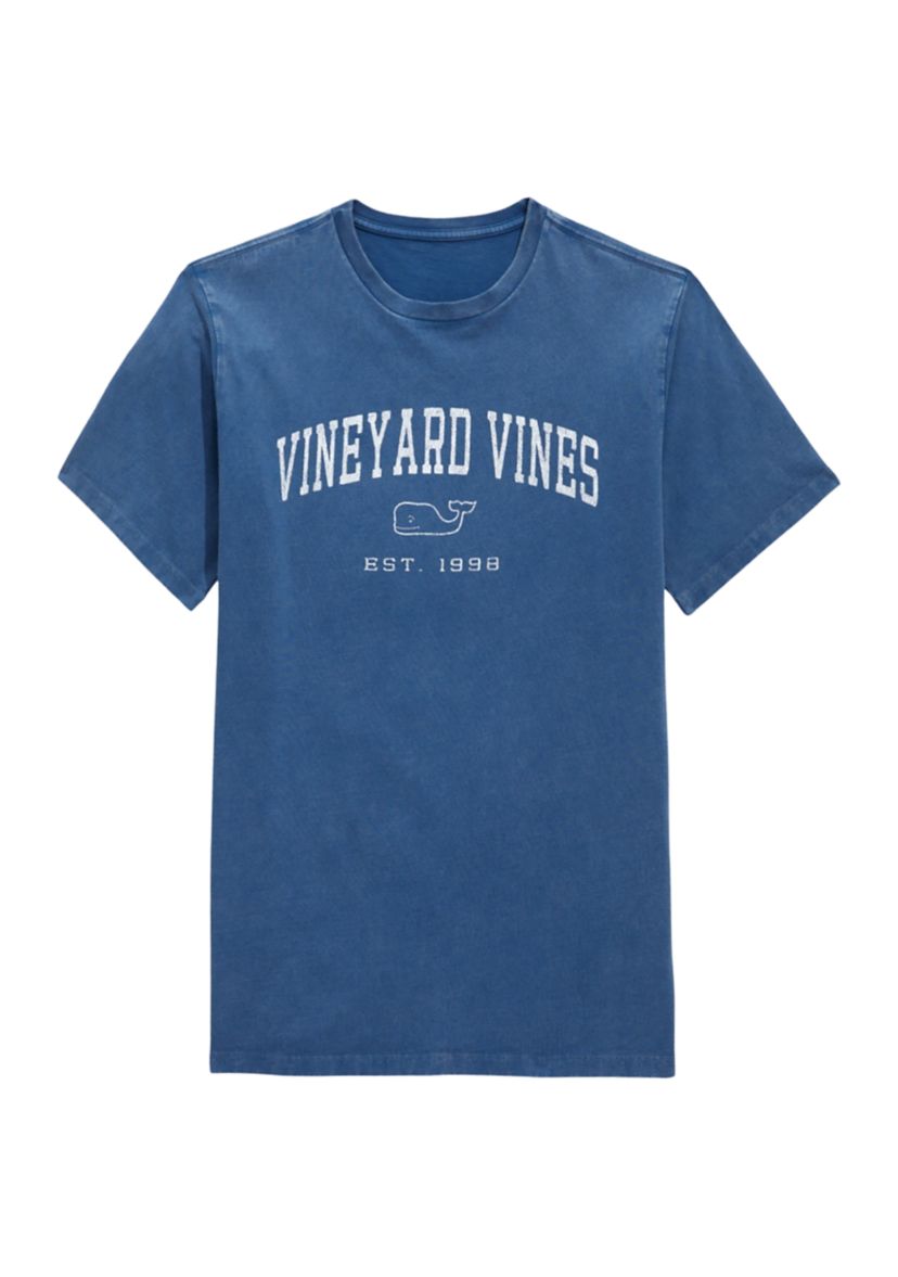 Mens Heritage Wash Vineyard Vines Short Sleeve Graphic T-Shirt