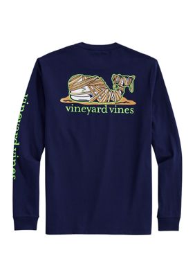 Official buffalo Bills Vineyard Vines Whale Helmet Pocket T-Shirt