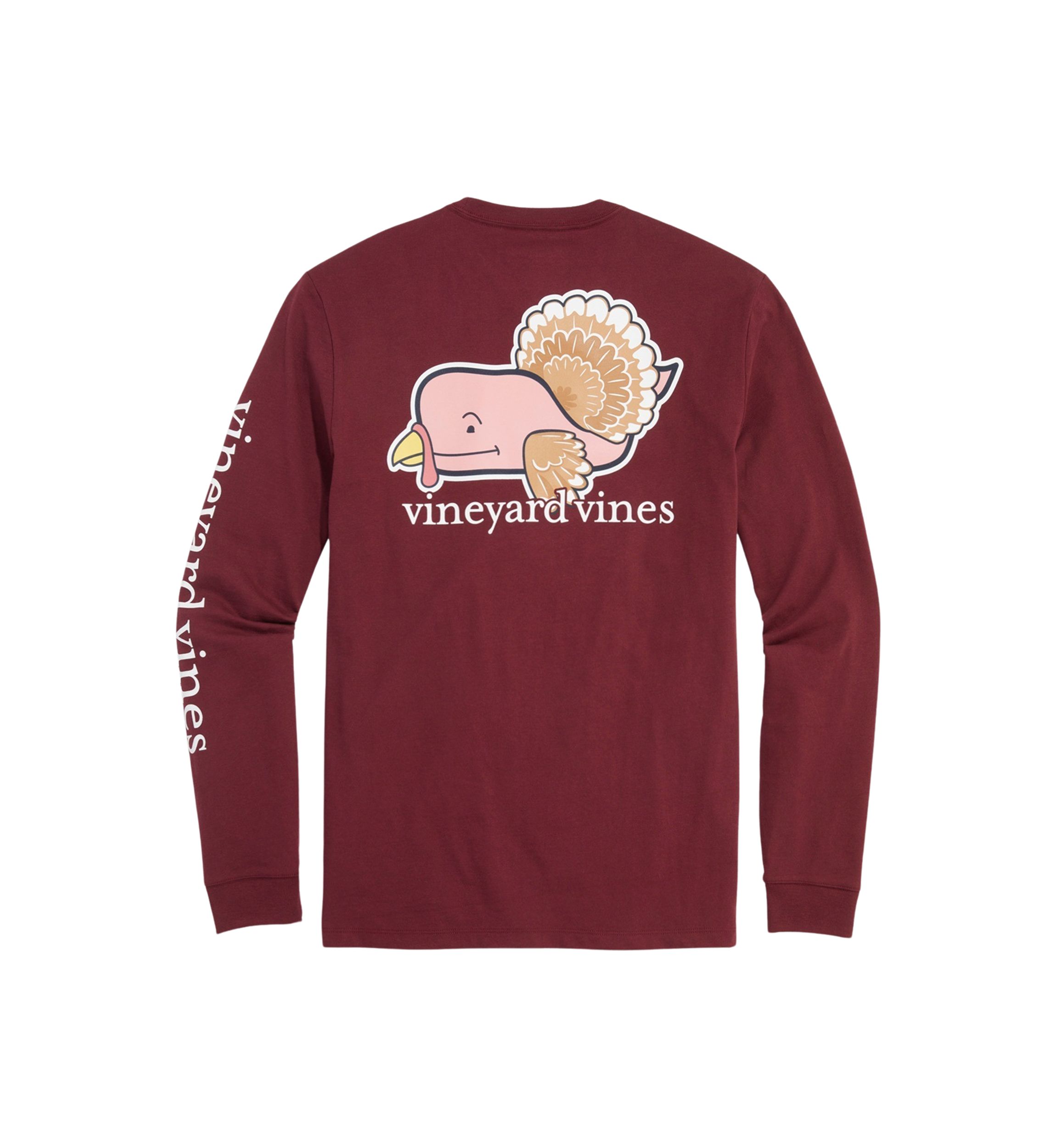 Turkey Character Whale Logo Graphic T-Shirt 