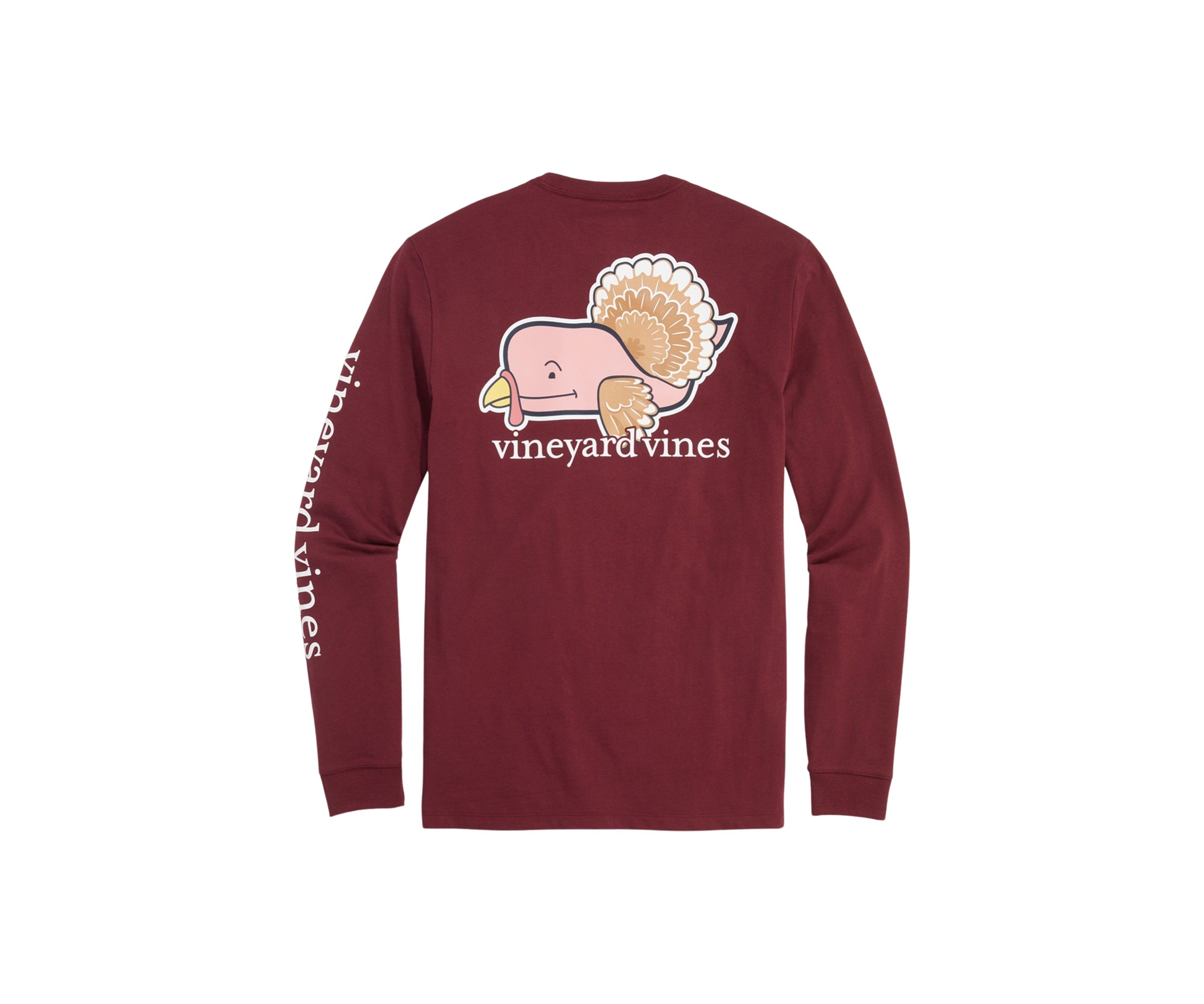 Turkey Character Whale Logo Graphic T-Shirt 