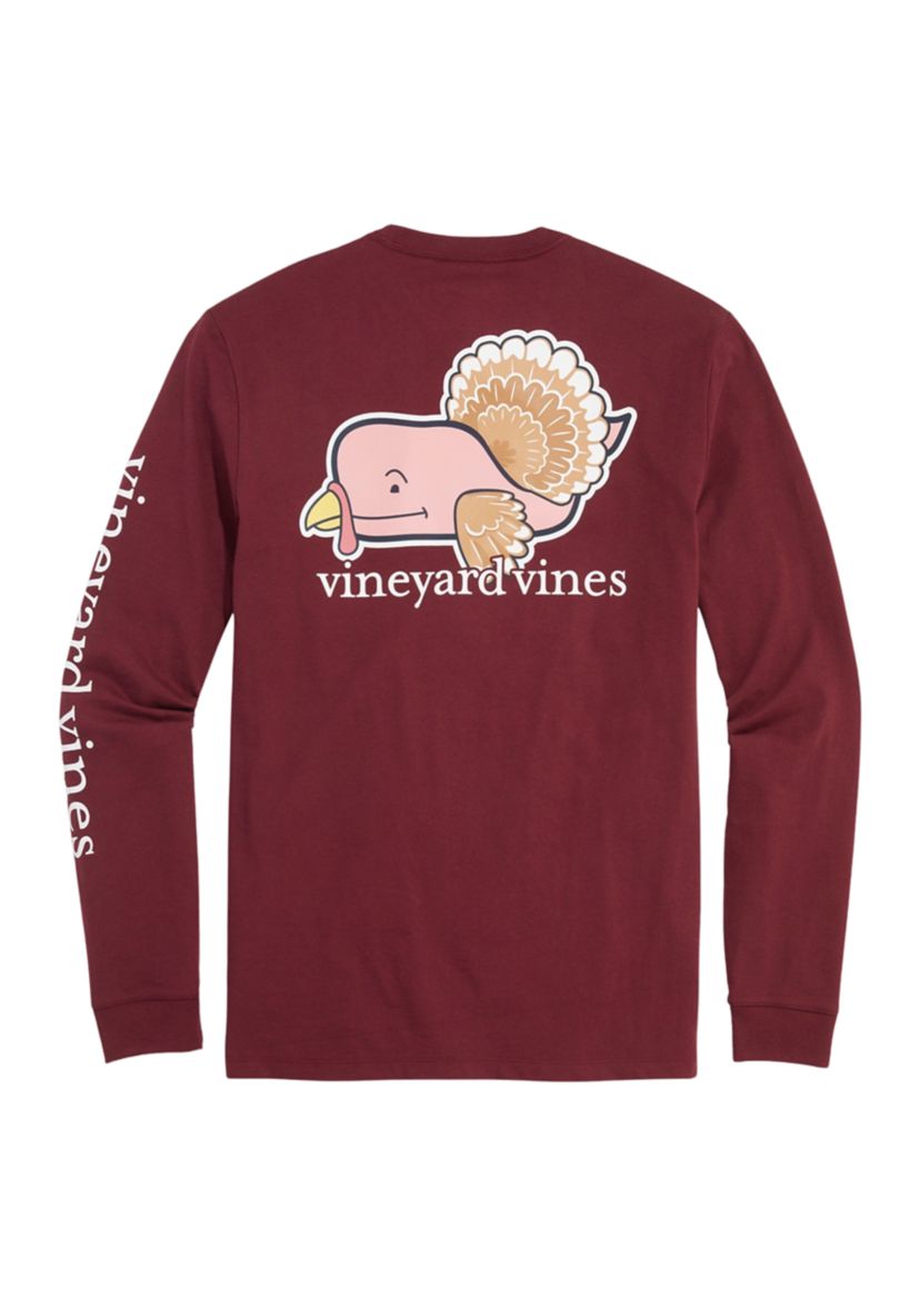 Turkey Character Whale Logo Graphic T-Shirt 