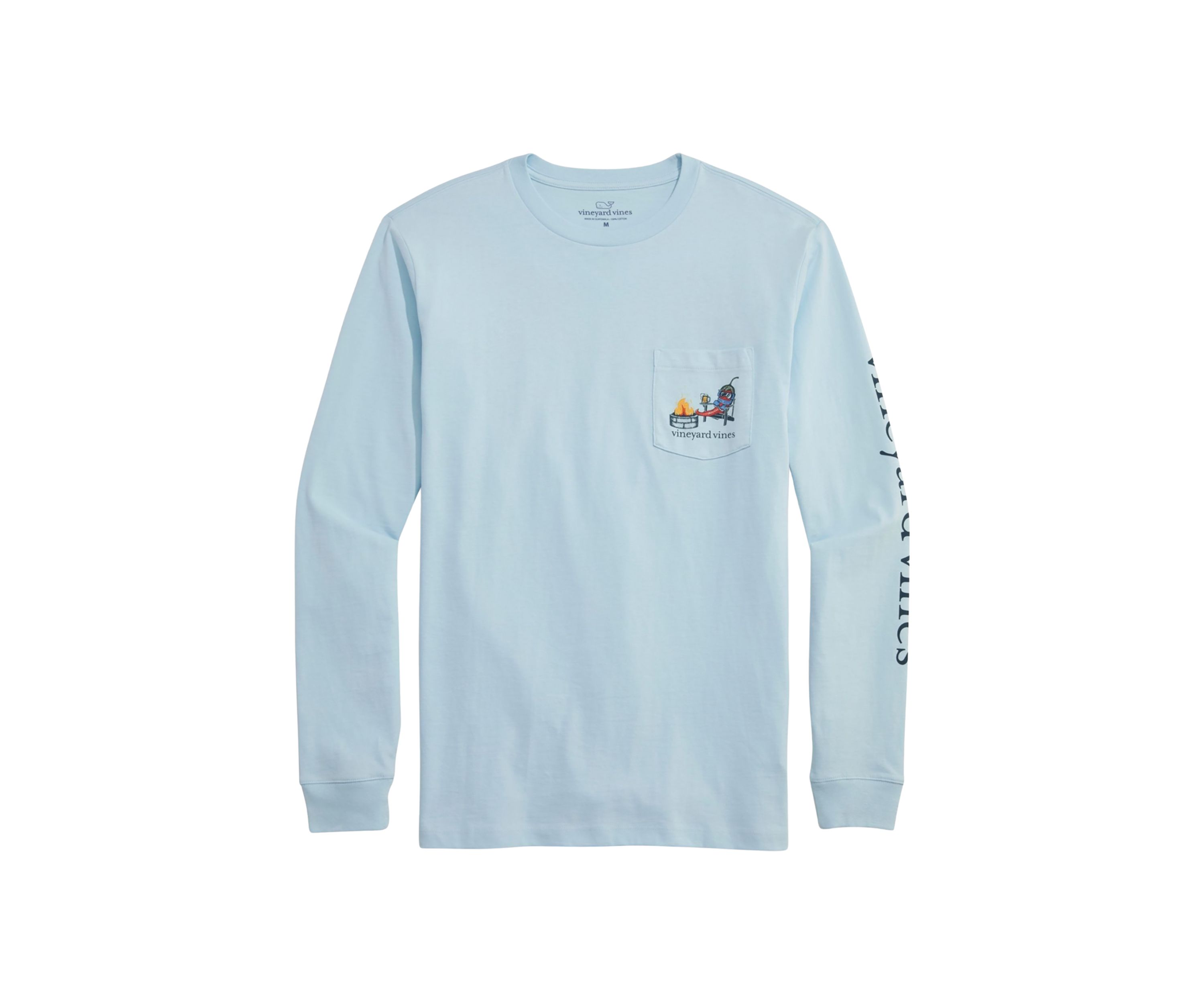 Mens Chilly Peppers Long Sleeve Pocket T-Shirt