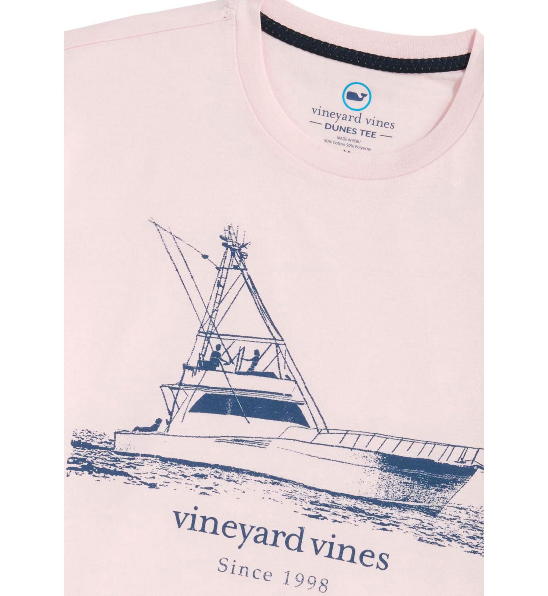 Mens Vintage Sport Fisher Short Sleeve Graphic T-Shirt