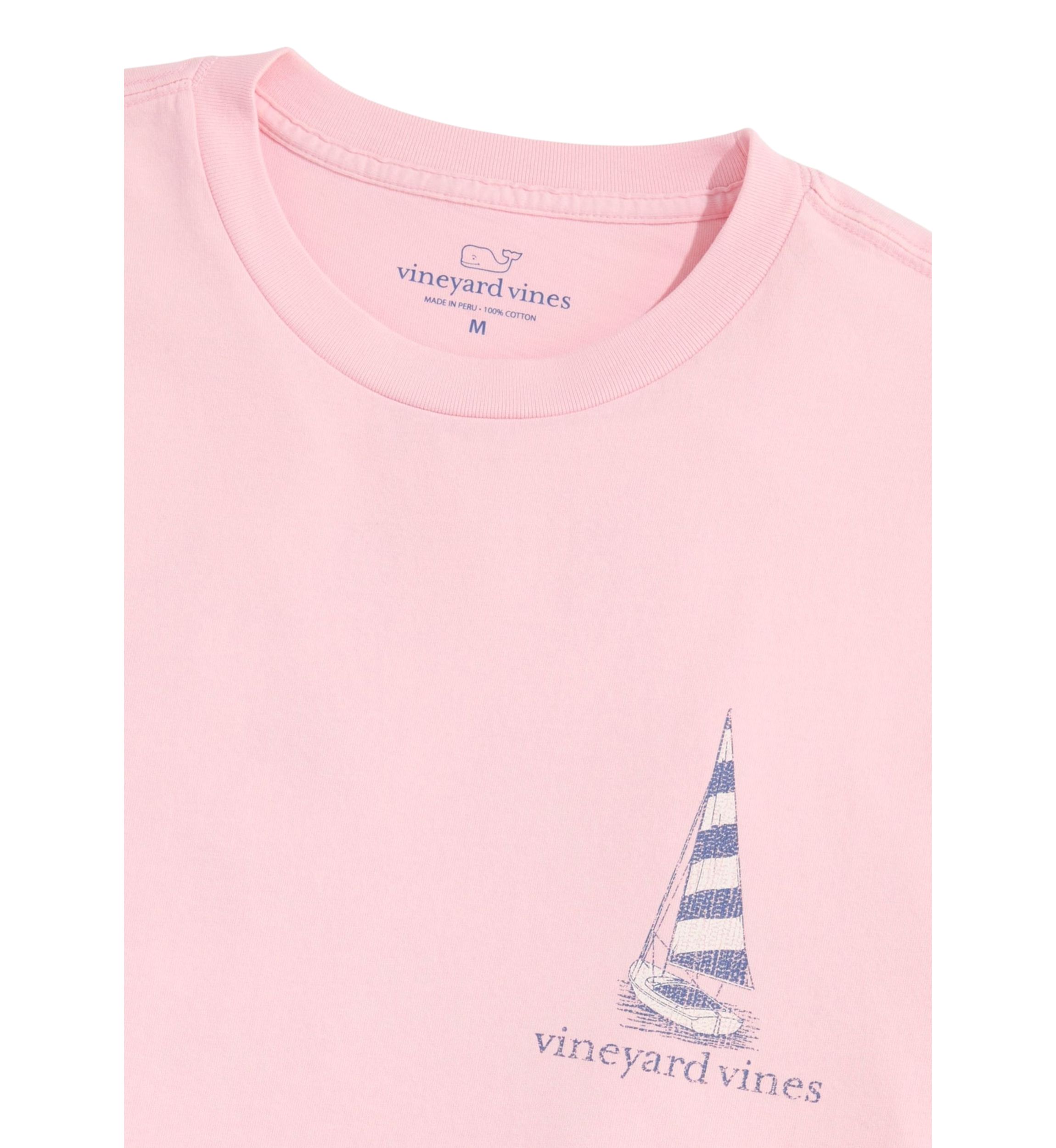 Mens Sunset Sails Short Sleeve Graphic T-Shirt