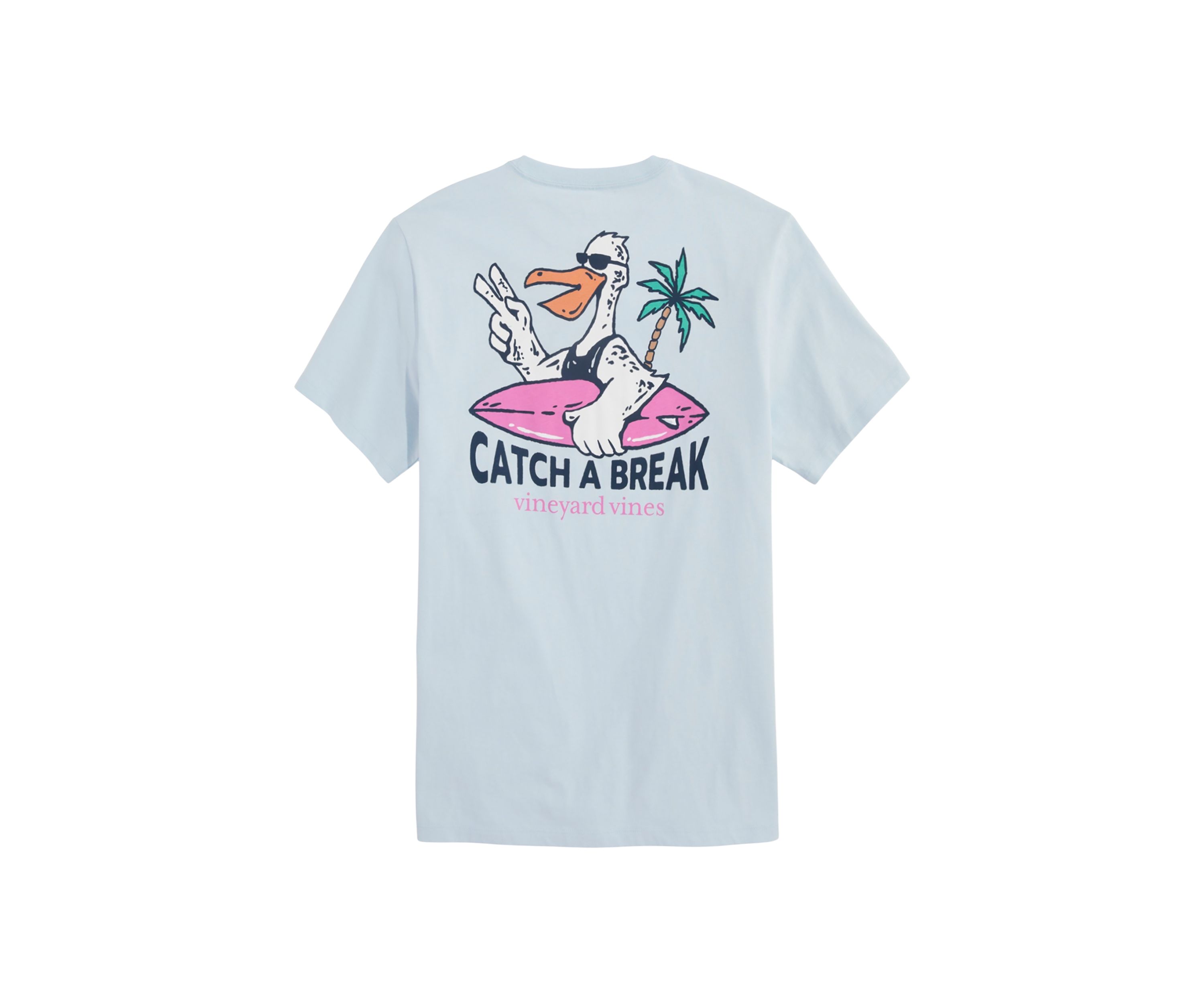 Mens Catch a Break Short Sleeve Graphic T-Shirt