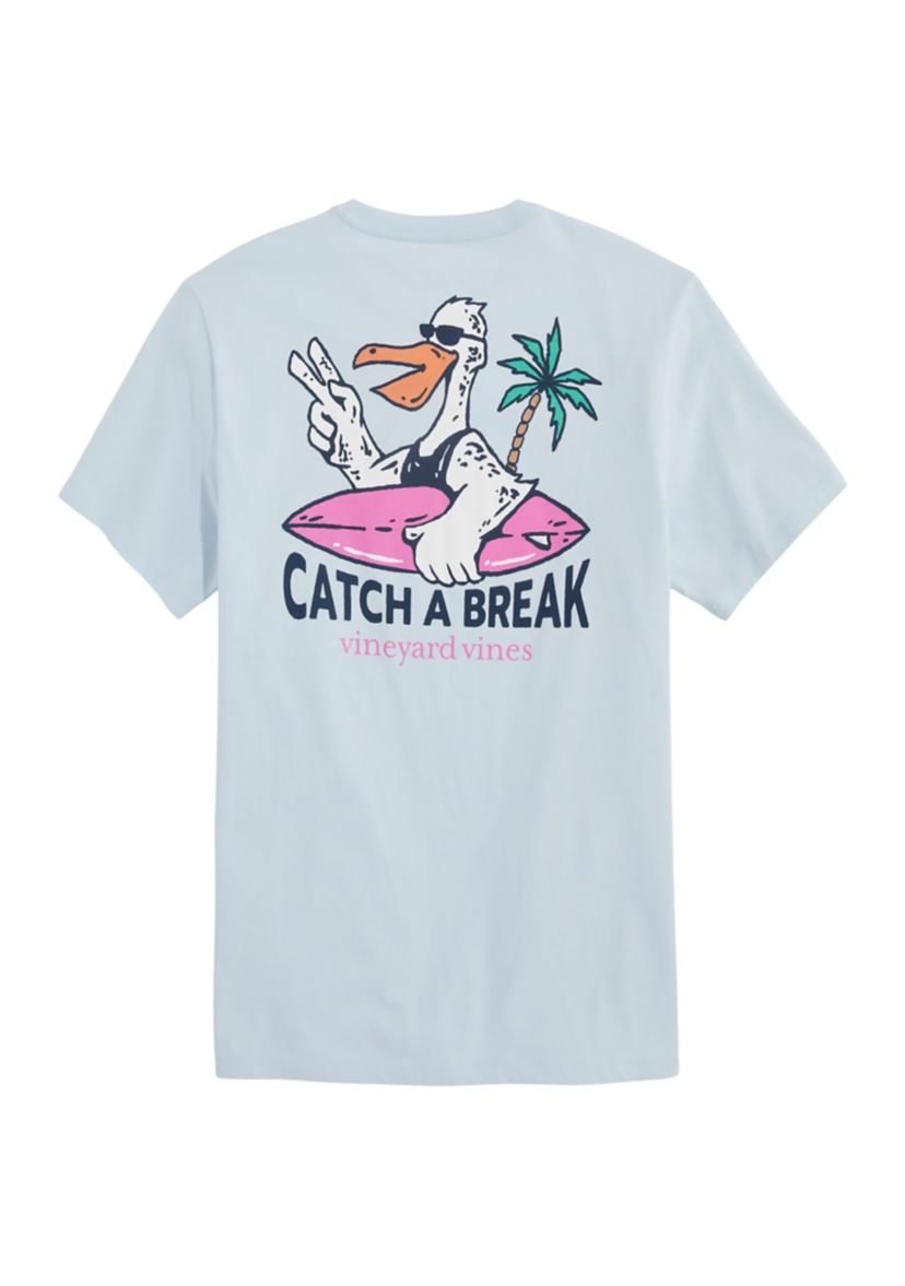 Mens Catch a Break Short Sleeve Graphic T-Shirt