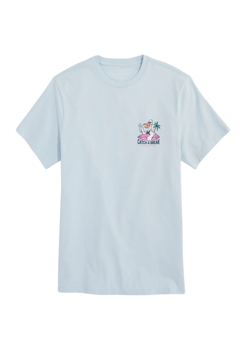 Mens Catch a Break Short Sleeve Graphic T-Shirt