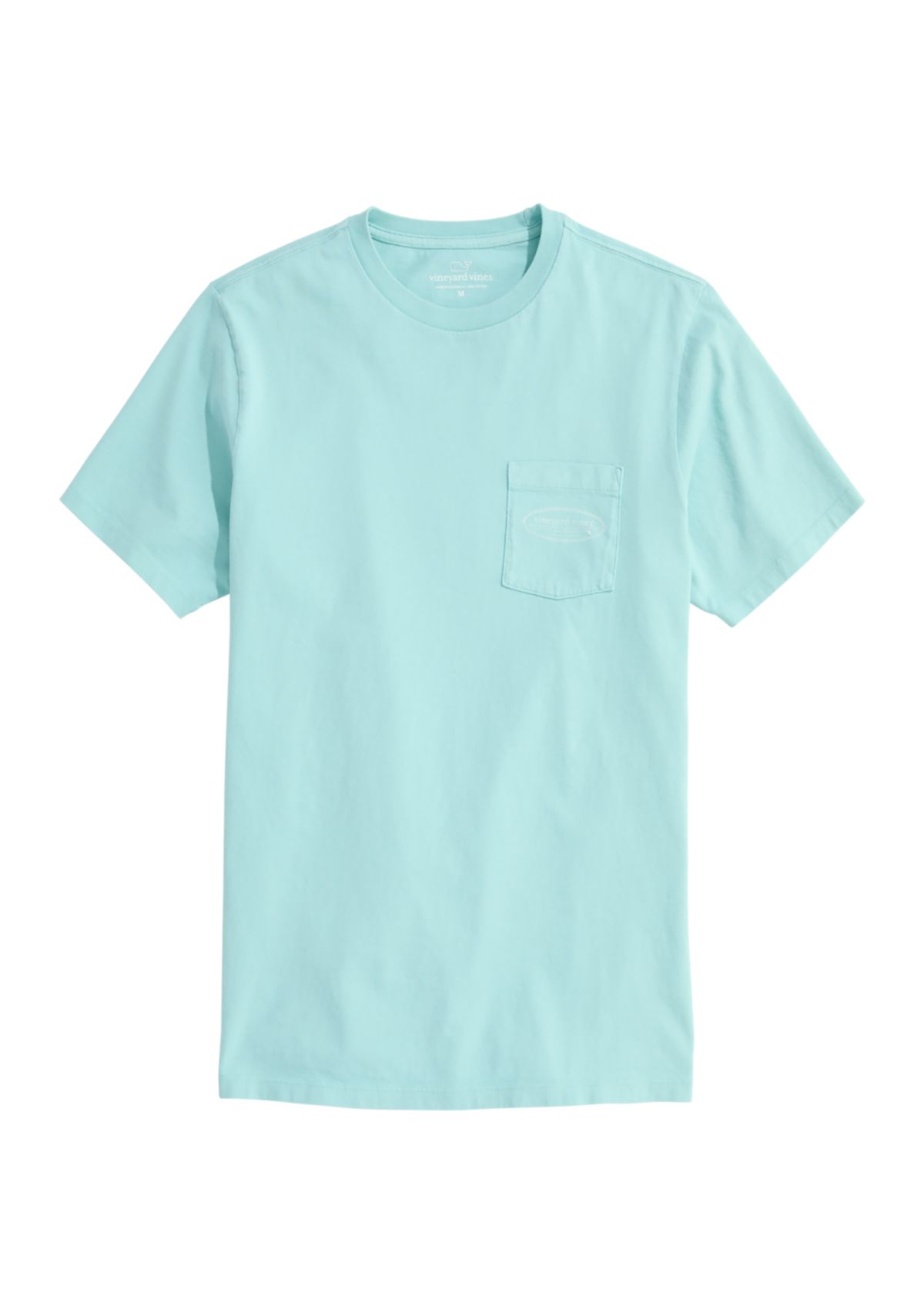 Mens Drift Dye Outlined Surf Logo Short Sleeve Pocket T-Shirt