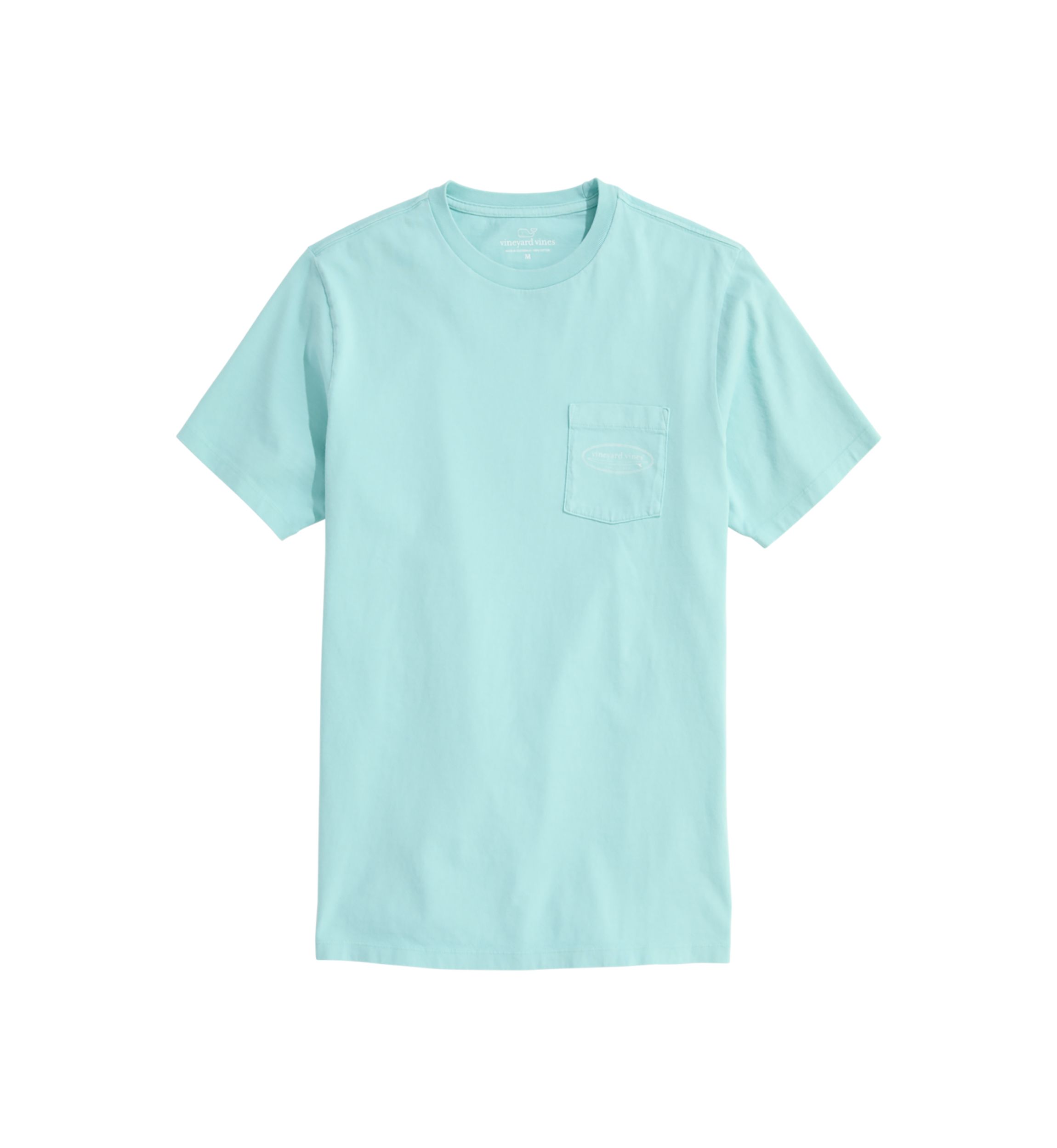 Mens Drift Dye Outlined Surf Logo Short Sleeve Pocket T-Shirt