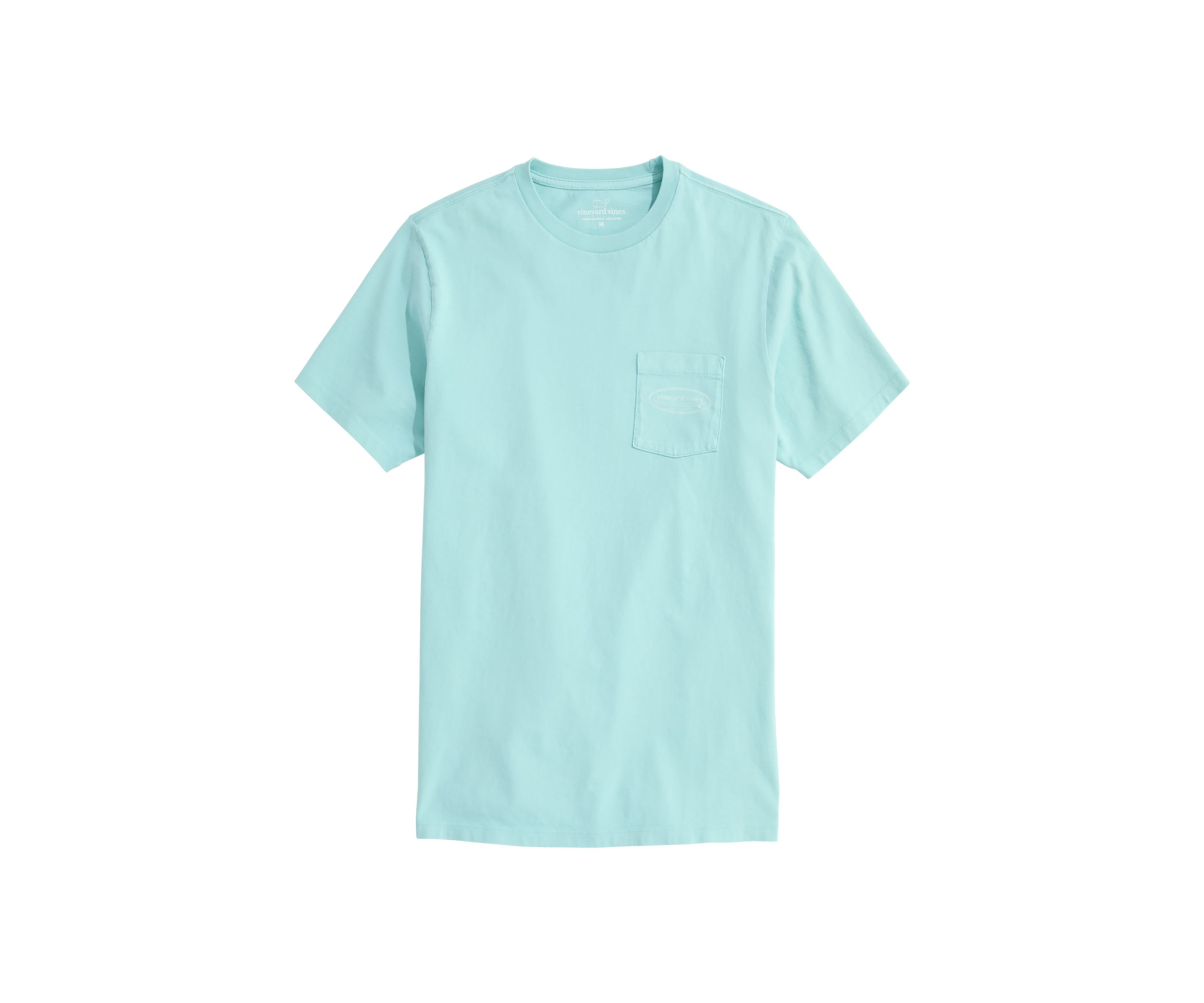 Mens Drift Dye Outlined Surf Logo Short Sleeve Pocket T-Shirt
