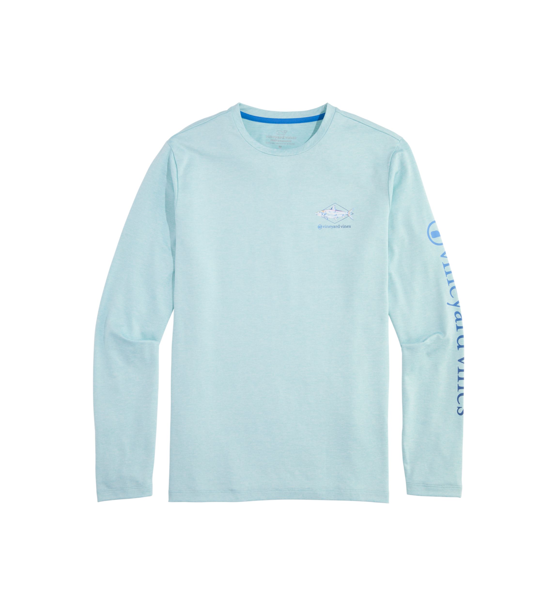 Mens Long Sleeve Harbor Graphic Performance T-Shirt