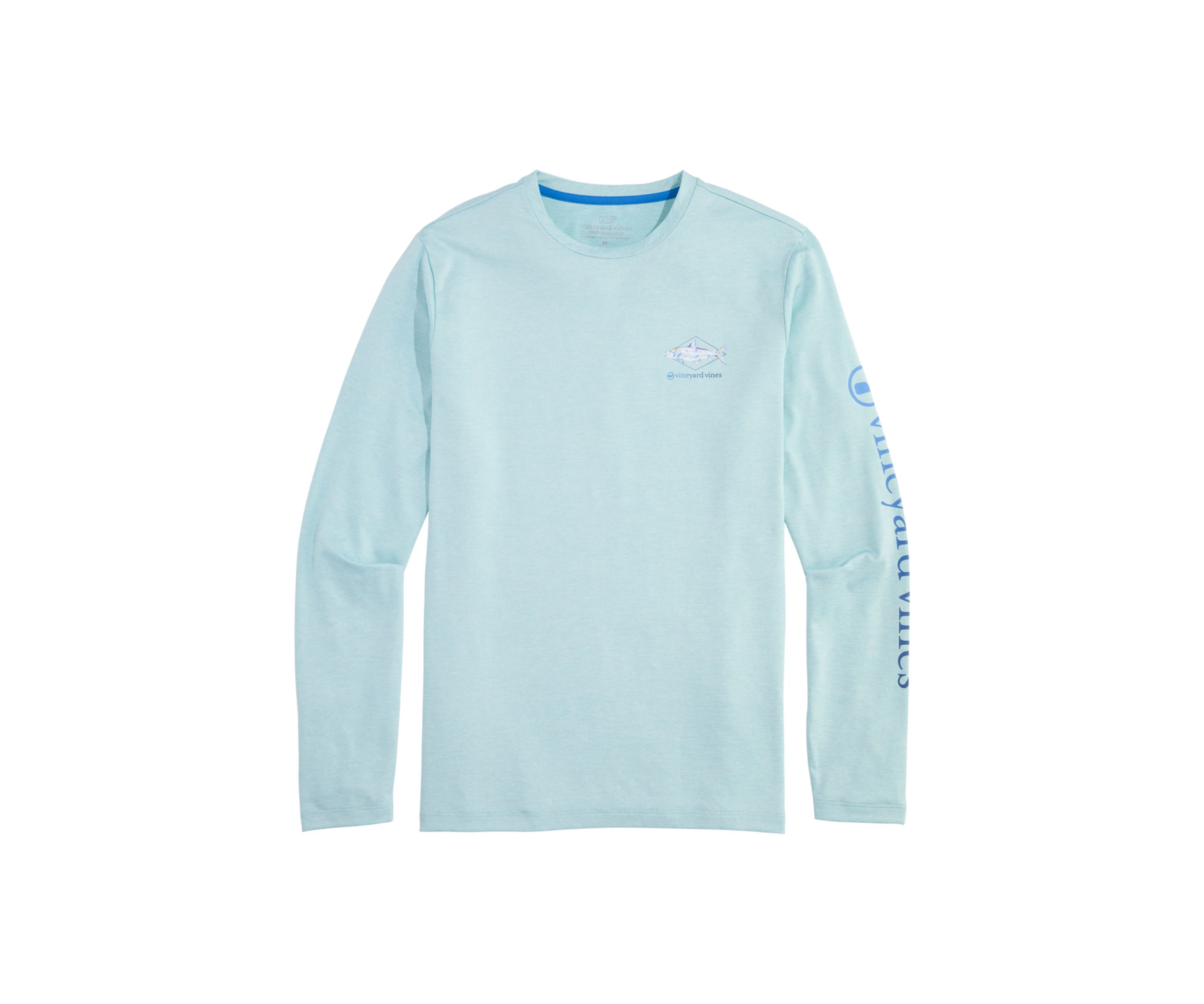 Mens Long Sleeve Harbor Graphic Performance T-Shirt