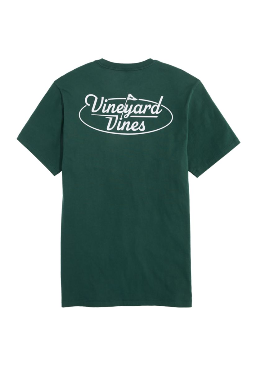 Mens Golf Logo Short Sleeve Pocket T-Shirt