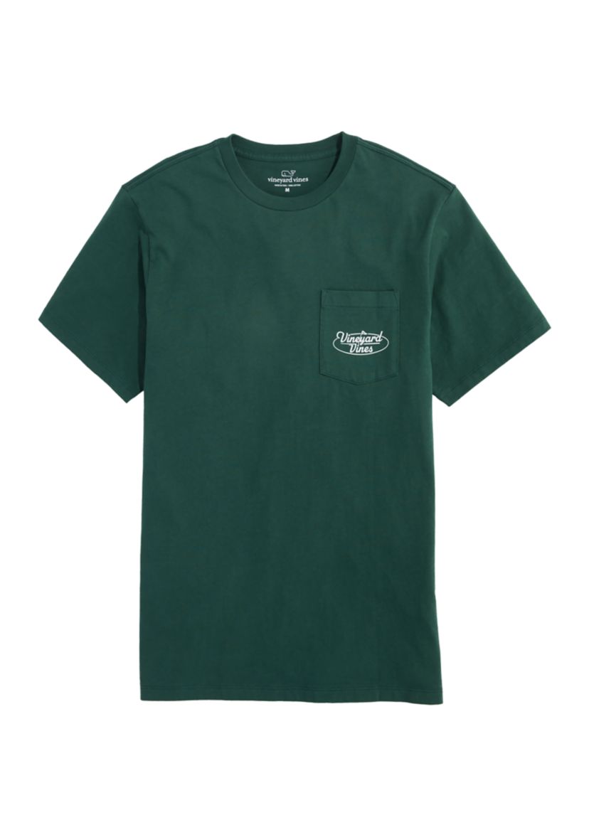 Mens Golf Logo Short Sleeve Pocket T-Shirt