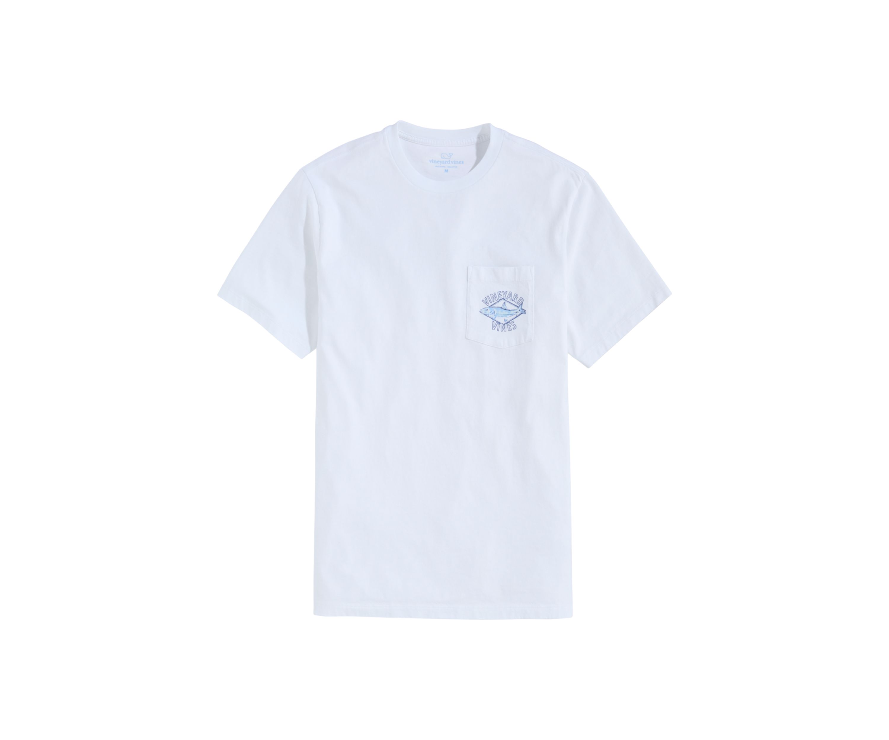 Mens Painted Bonefish Short Sleeve Pocket T-Shirt