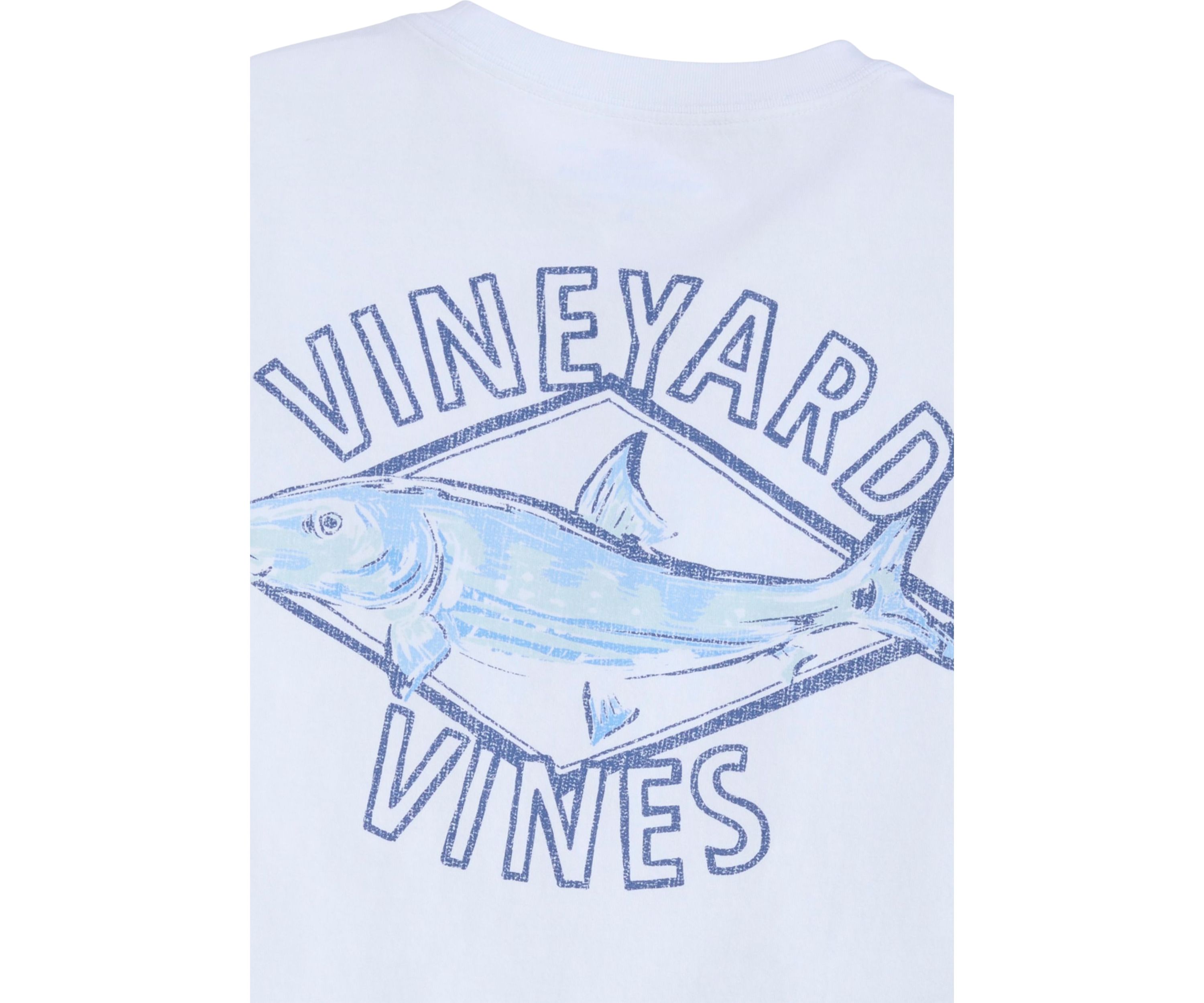 Mens Painted Bonefish Short Sleeve Pocket T-Shirt