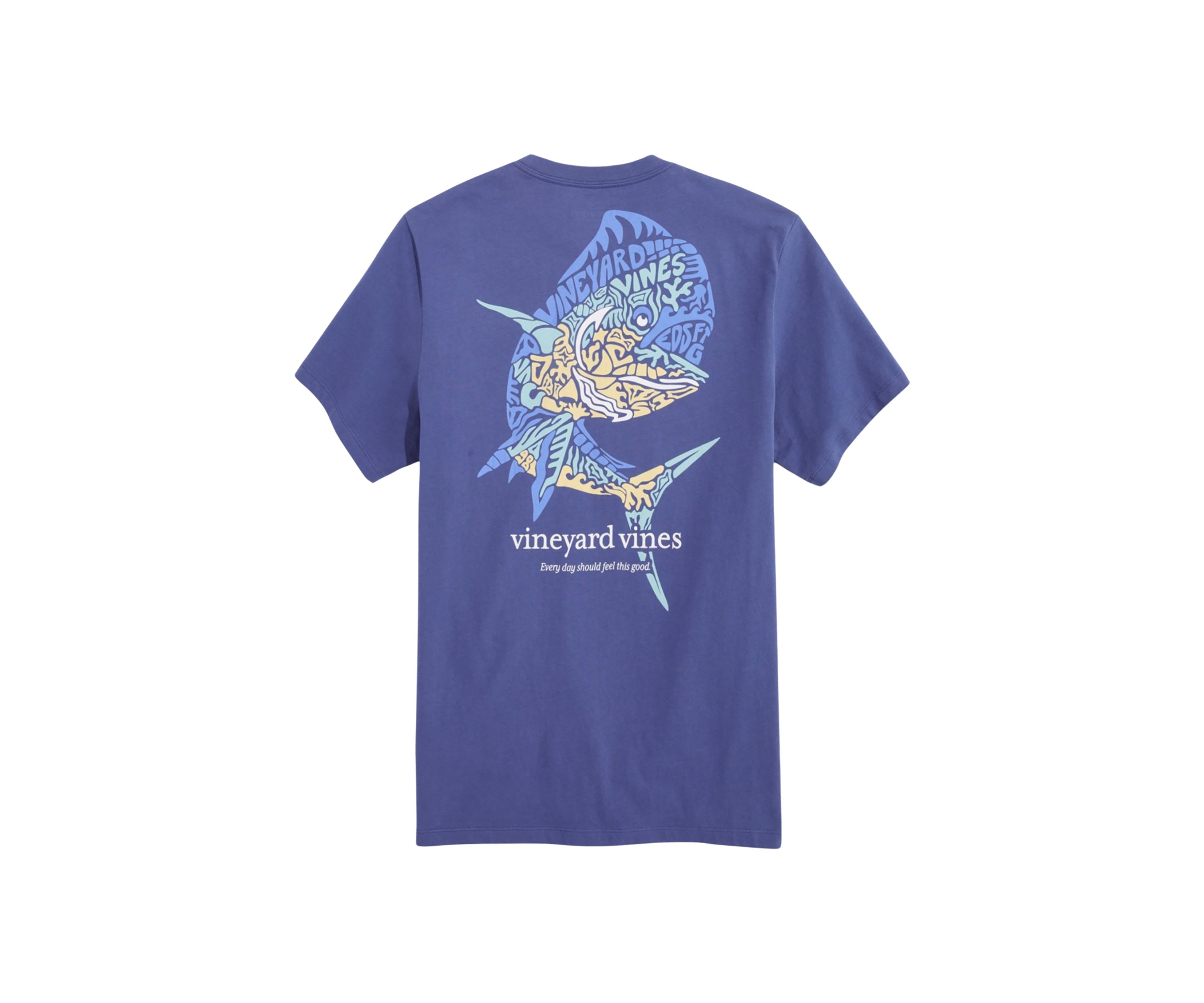 Mens Mahi Short Sleeve Pocket Graphic T-Shirt