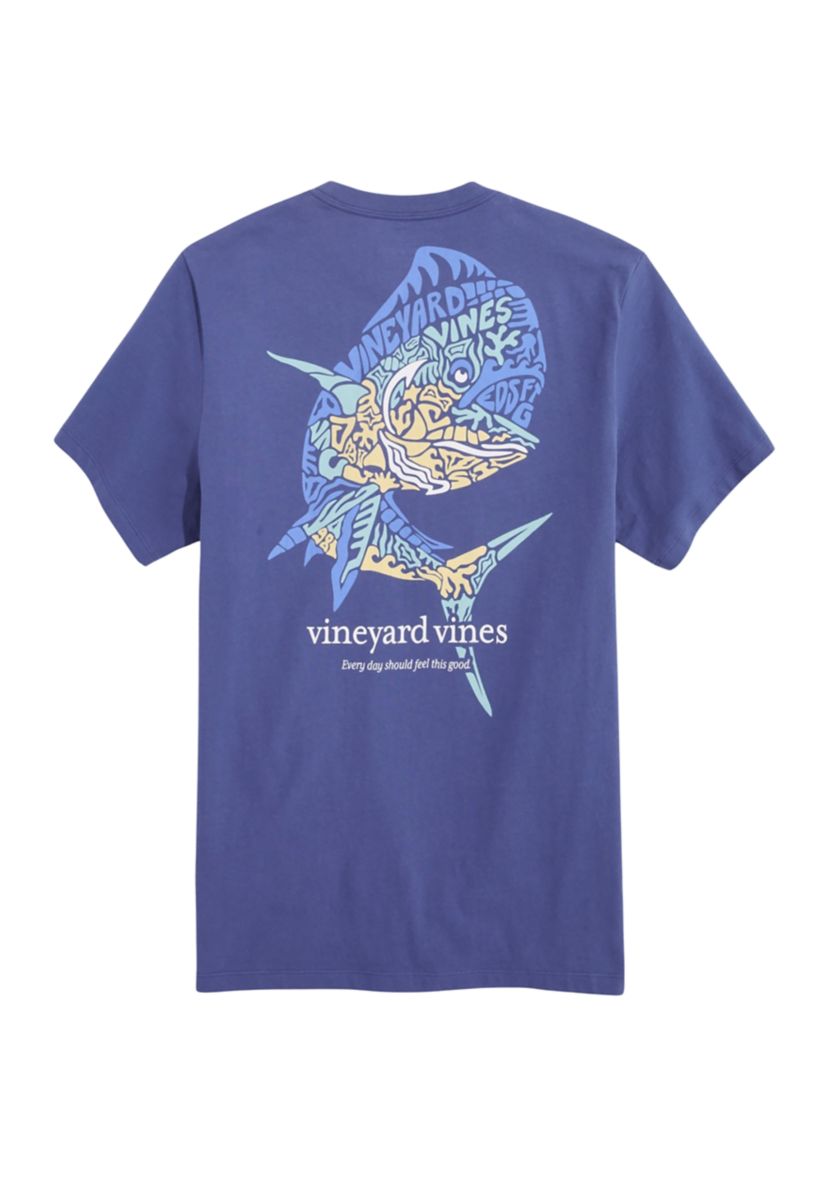 Mens Mahi Short Sleeve Pocket Graphic T-Shirt