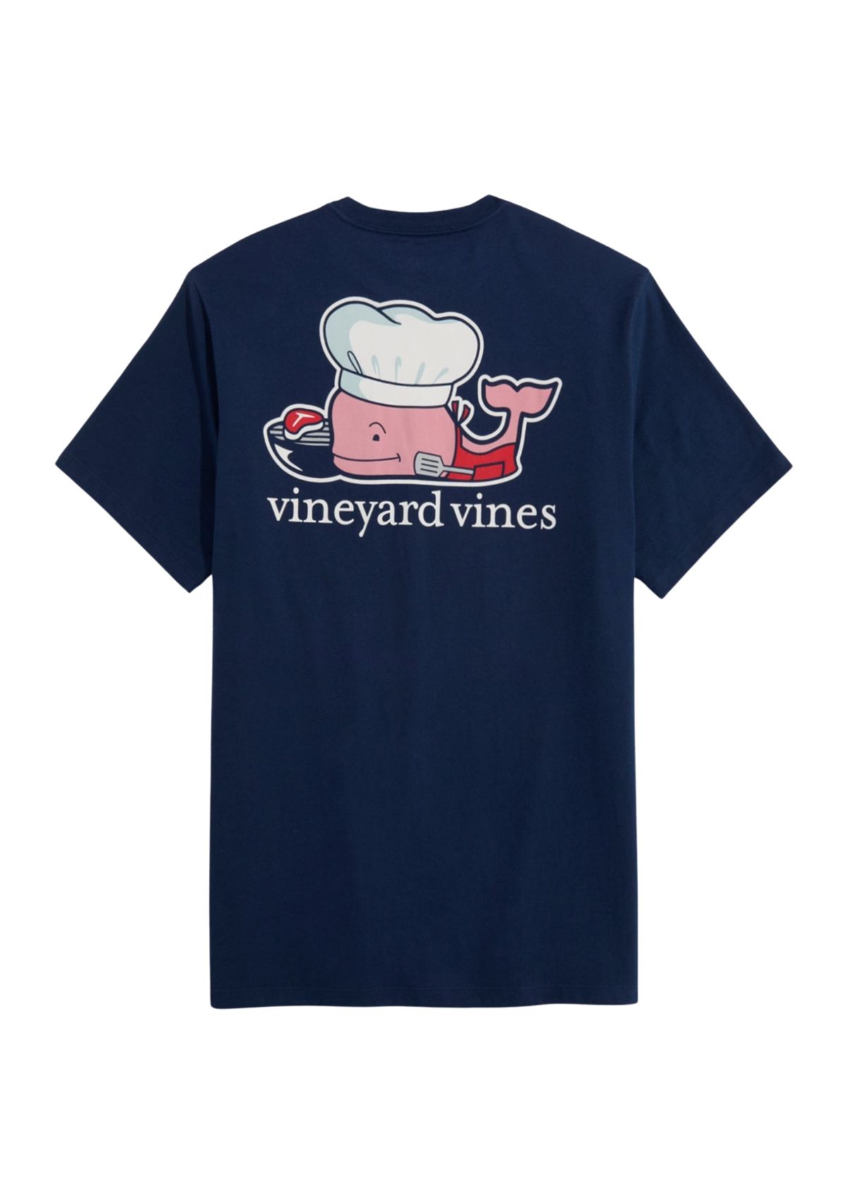 Mens Fathers Day Grill Short Sleeve Pocket T-Shirt