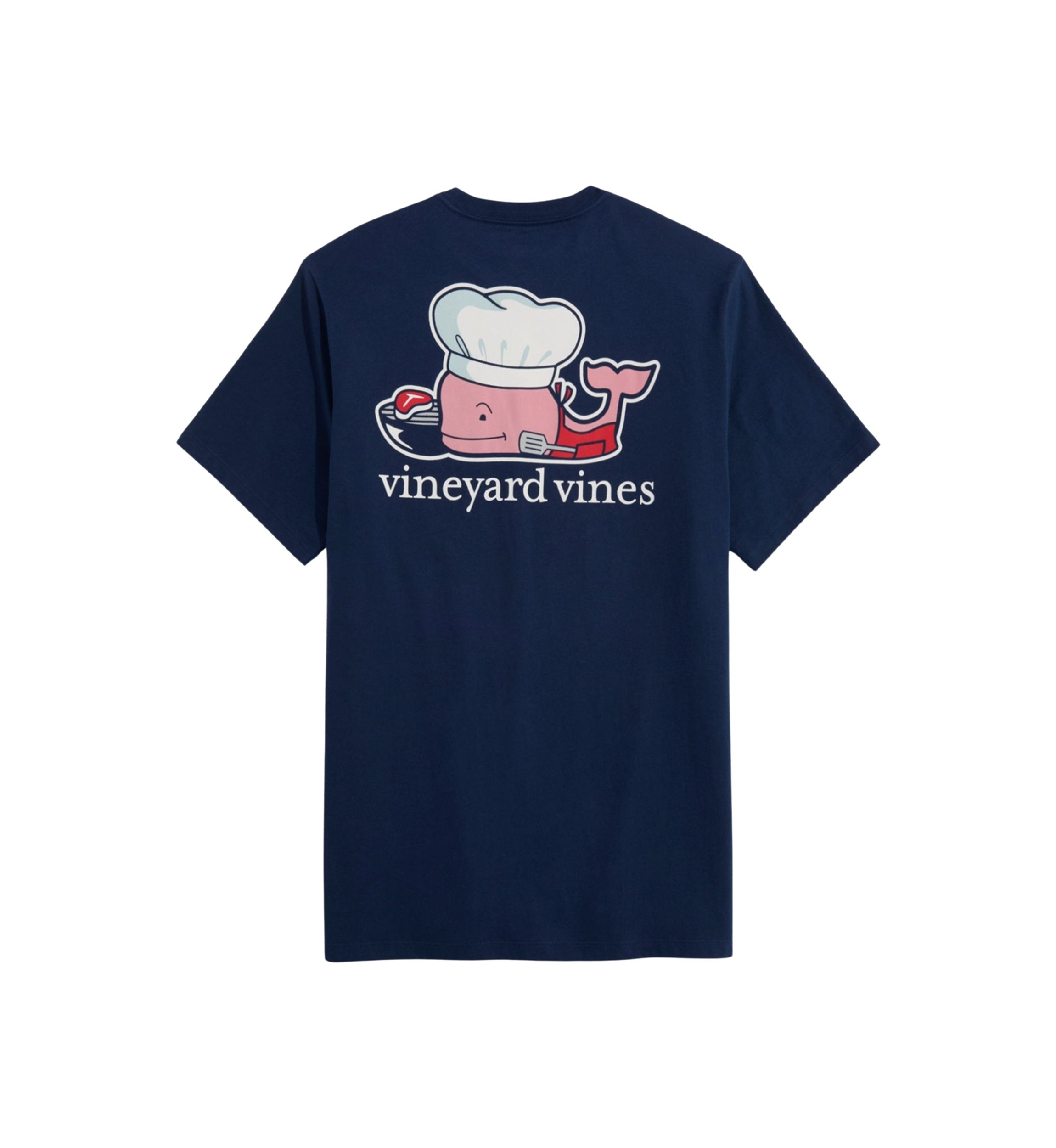Mens Fathers Day Grill Short Sleeve Pocket T-Shirt