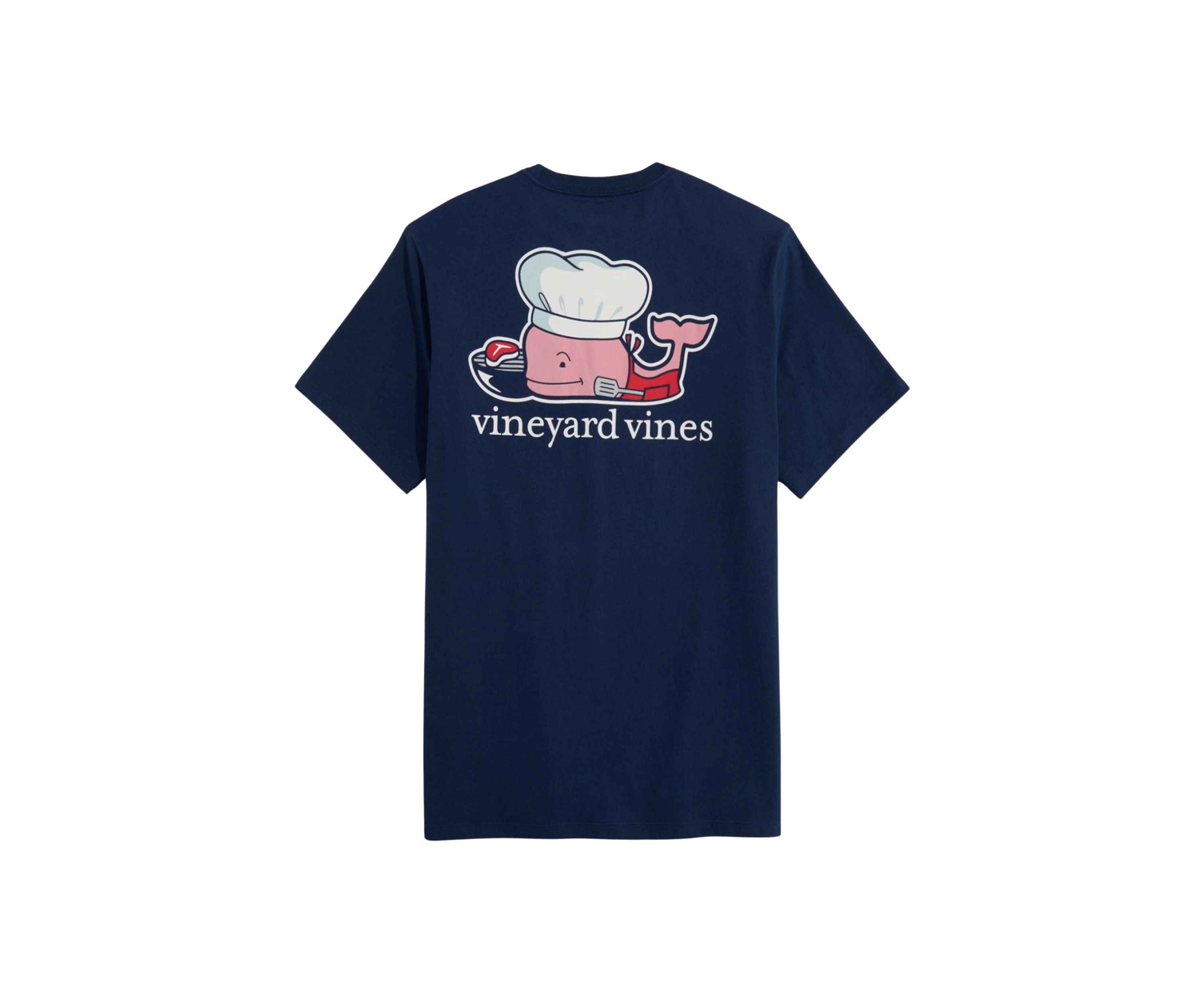 Mens Fathers Day Grill Short Sleeve Pocket T-Shirt