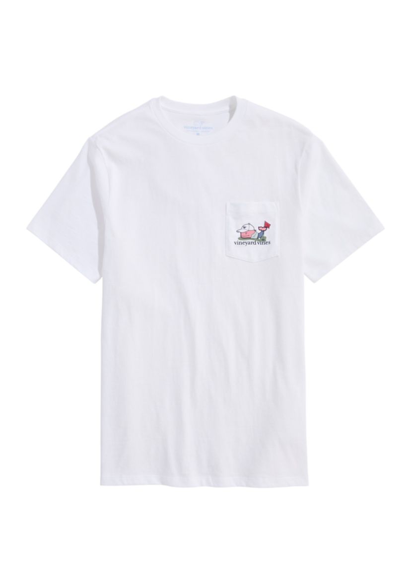 Golfer Whale Logo Graphic T-Shirt 
