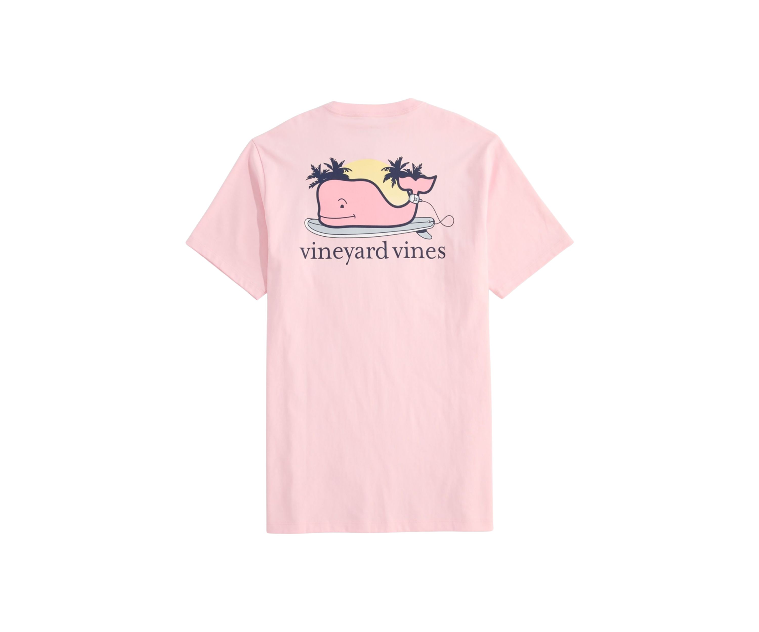 Mens Surf Whale Short Sleeve Pocket T-Shirt