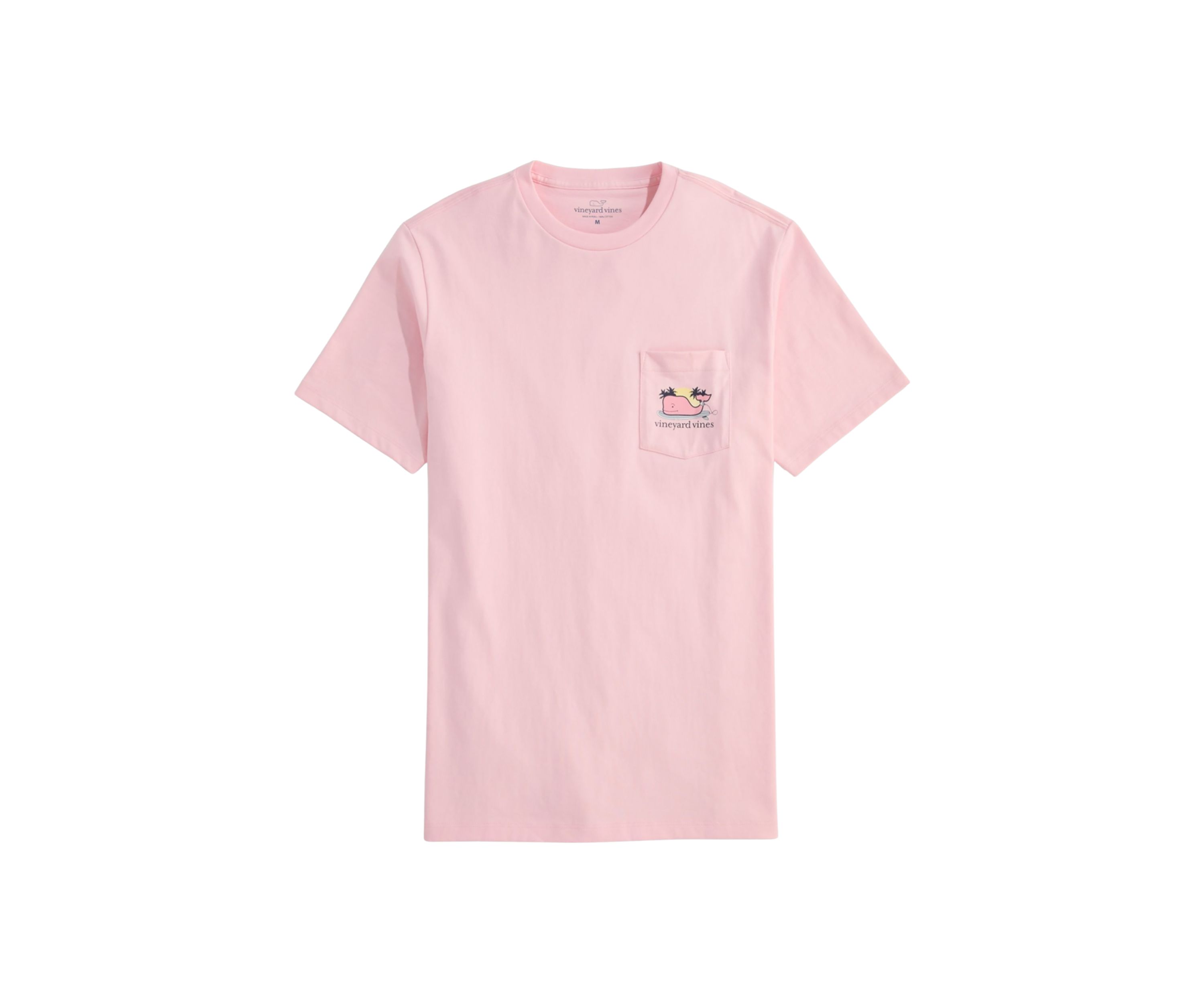 Mens Surf Whale Short Sleeve Pocket T-Shirt