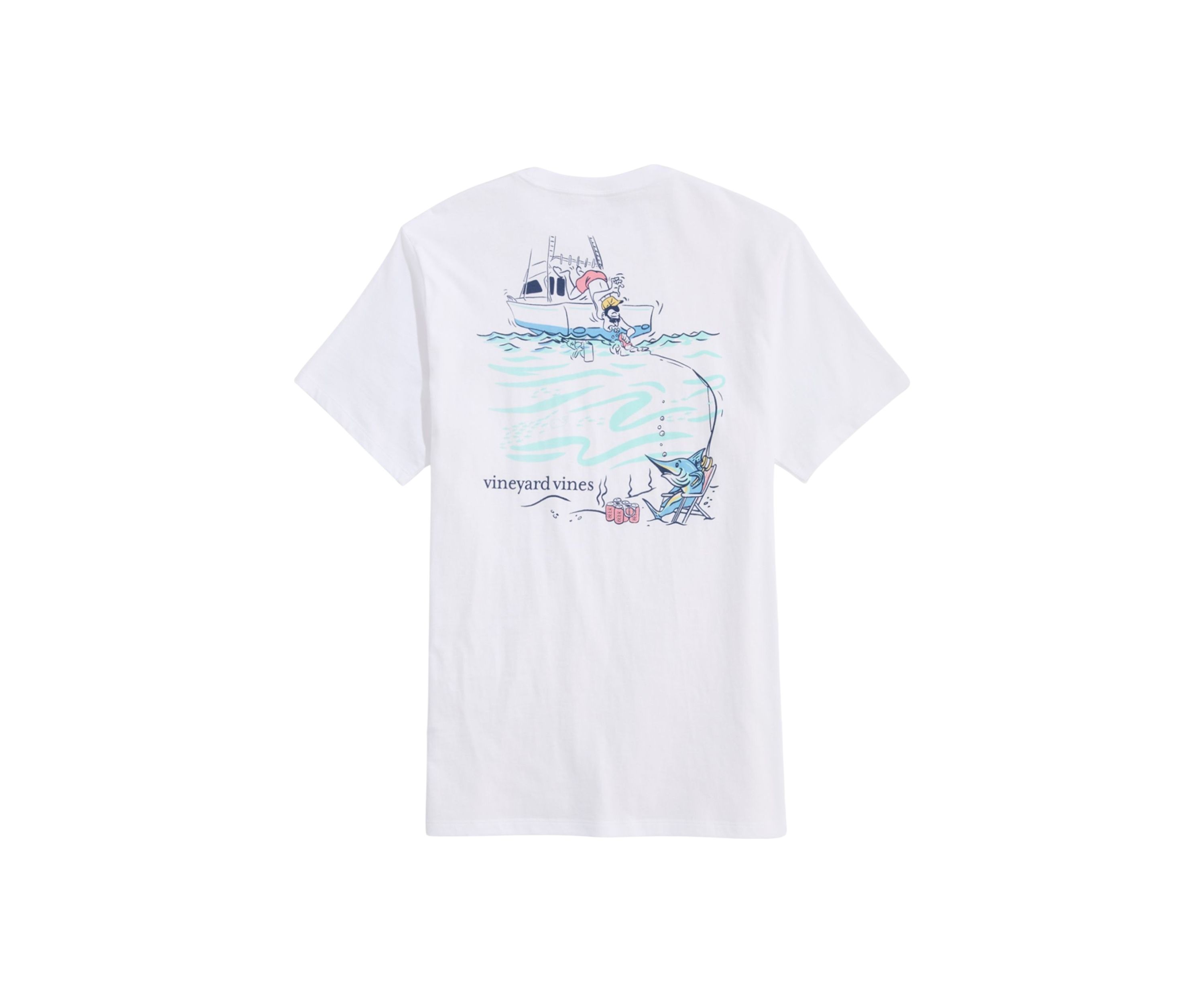 Mens Overboard Short Sleeve Pocket T-Shirt