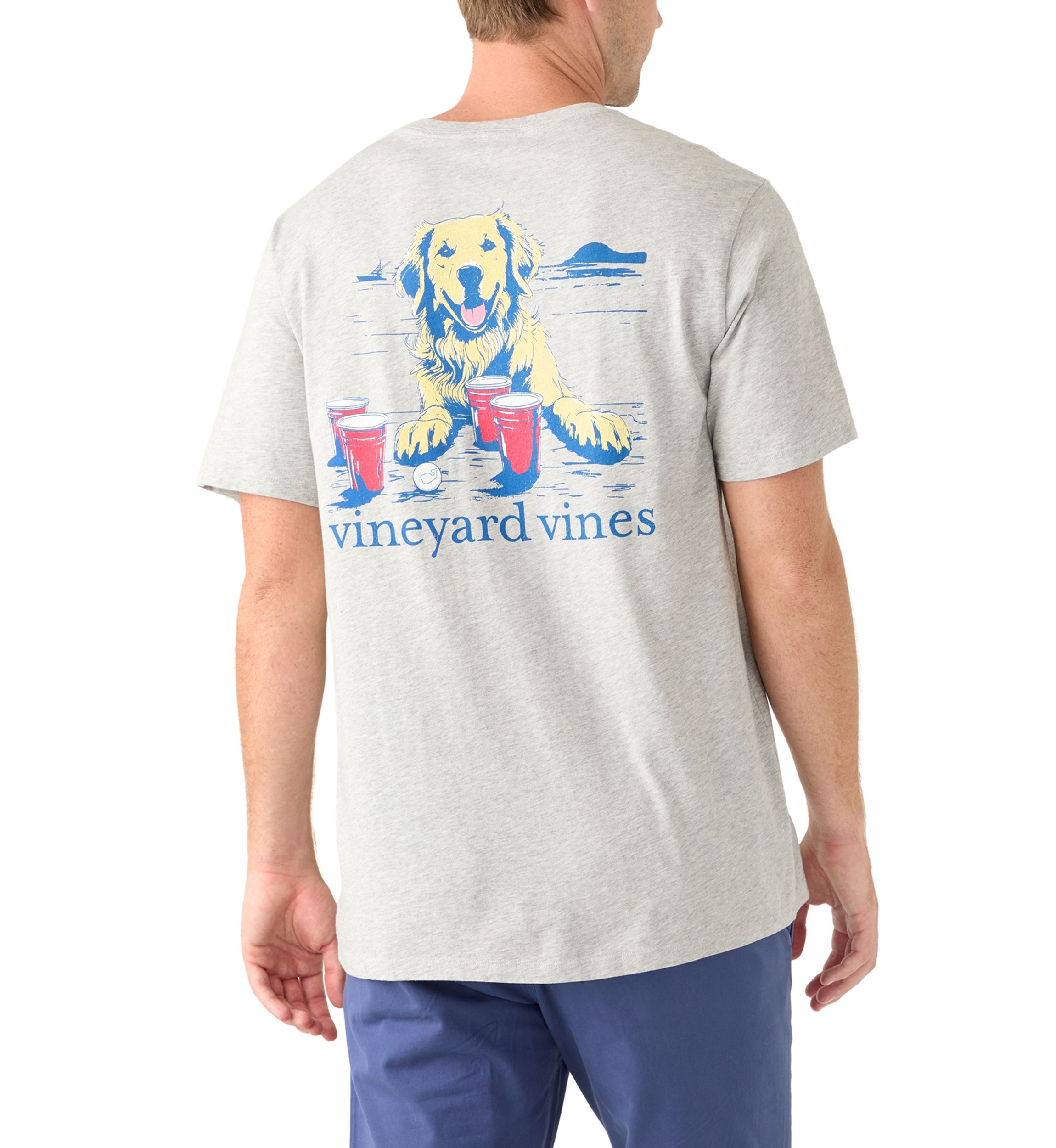 Mens Pup Cup Short Sleeve Pocket T-Shirt