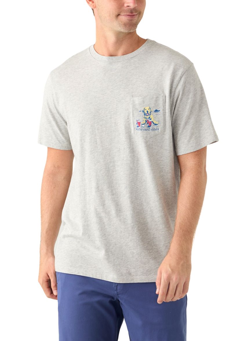 Mens Pup Cup Short Sleeve Pocket T-Shirt