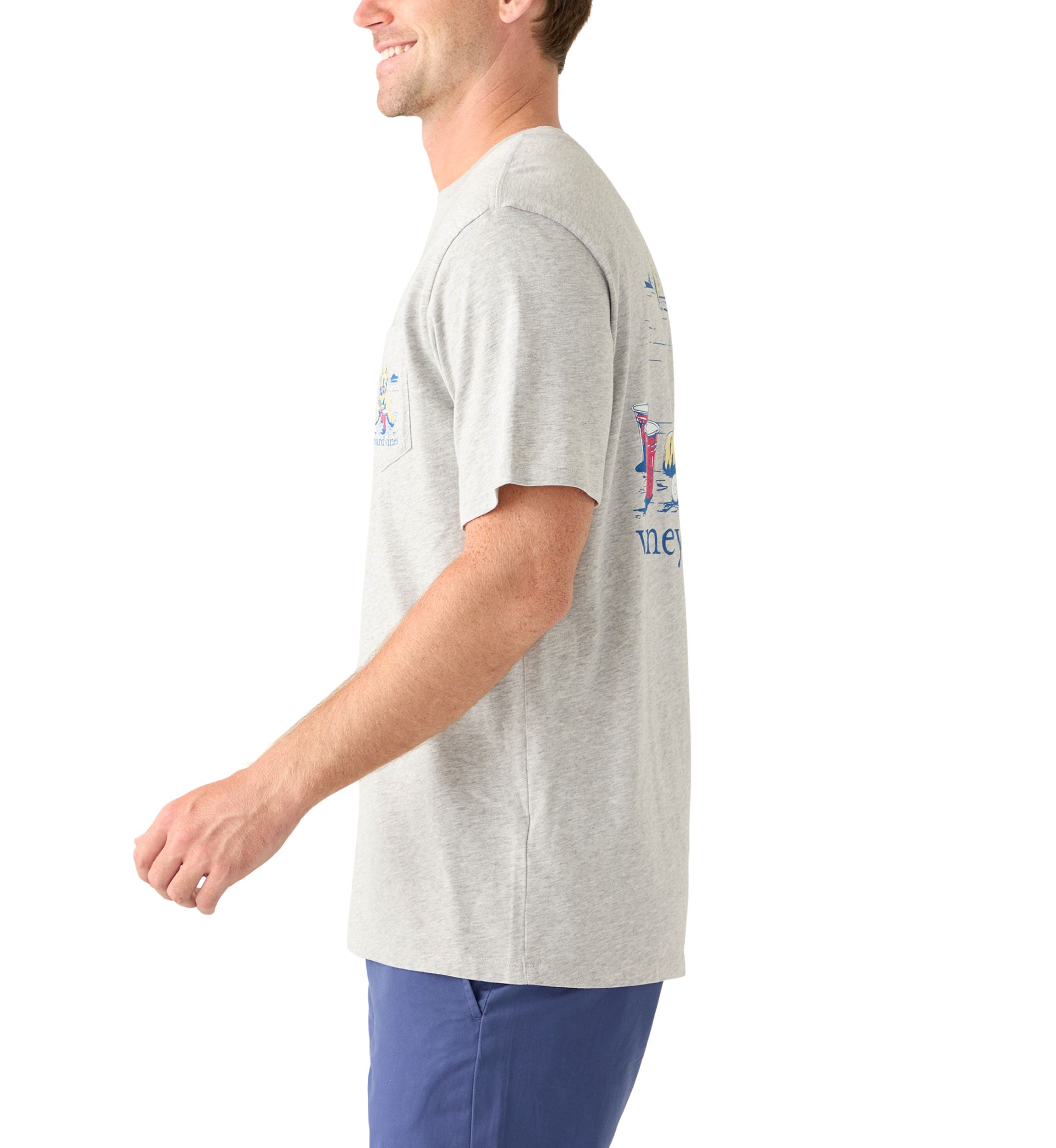 Mens Pup Cup Short Sleeve Pocket T-Shirt