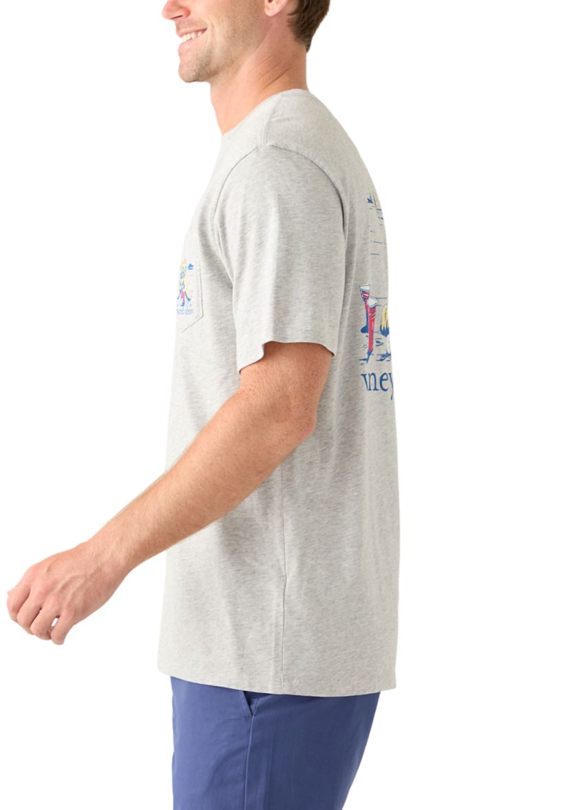 Mens Pup Cup Short Sleeve Pocket T-Shirt