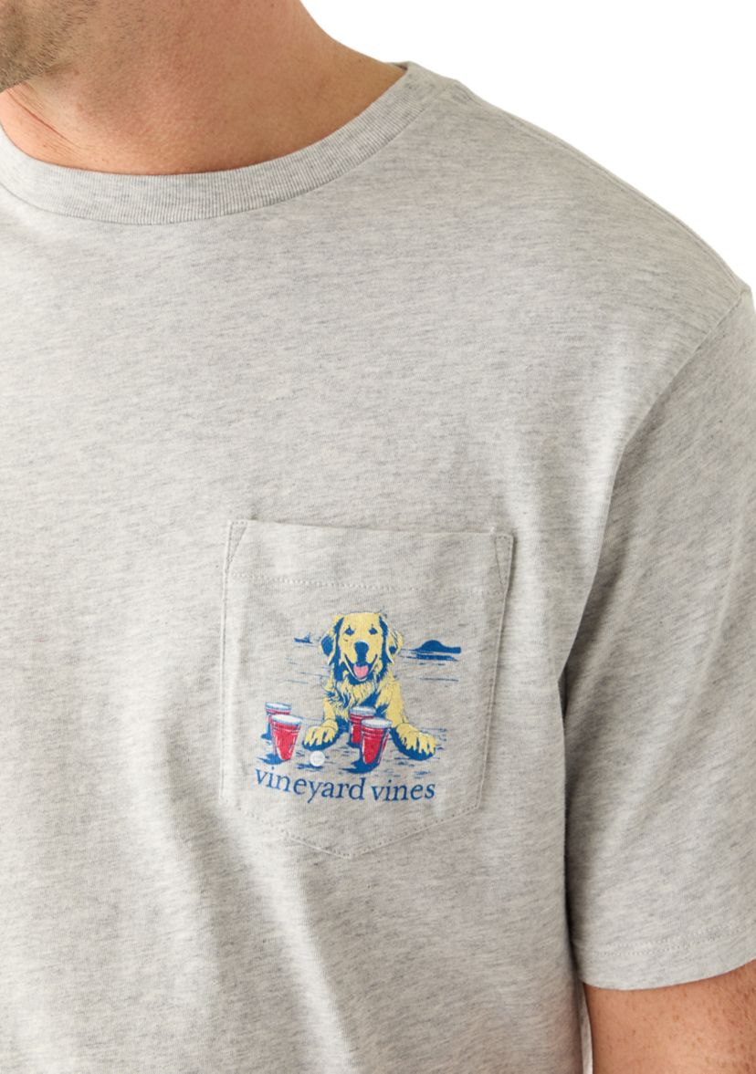 Mens Pup Cup Short Sleeve Pocket T-Shirt