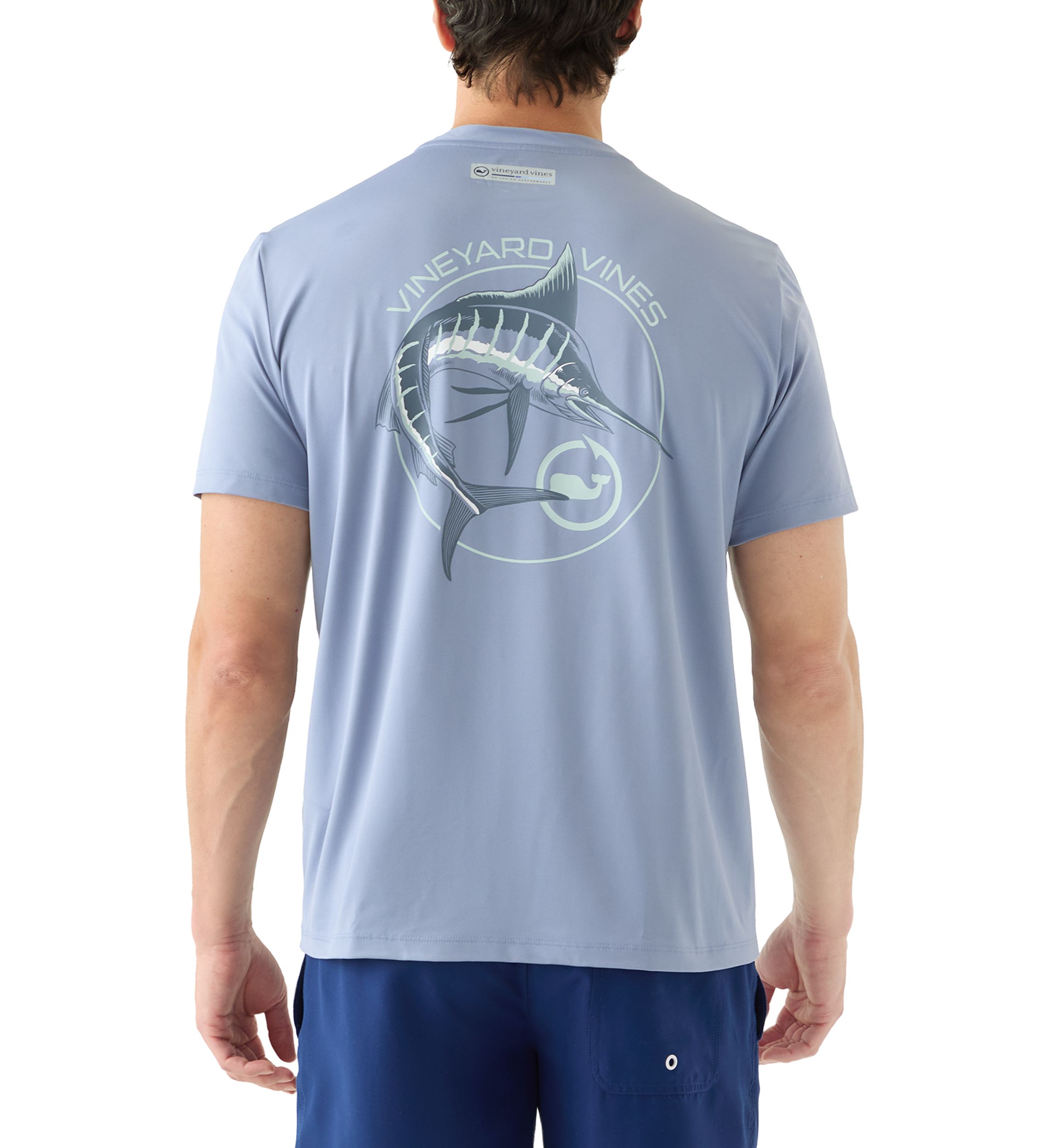 Marlin Circle Short-Sleeve Harbor Performance T-Shirt