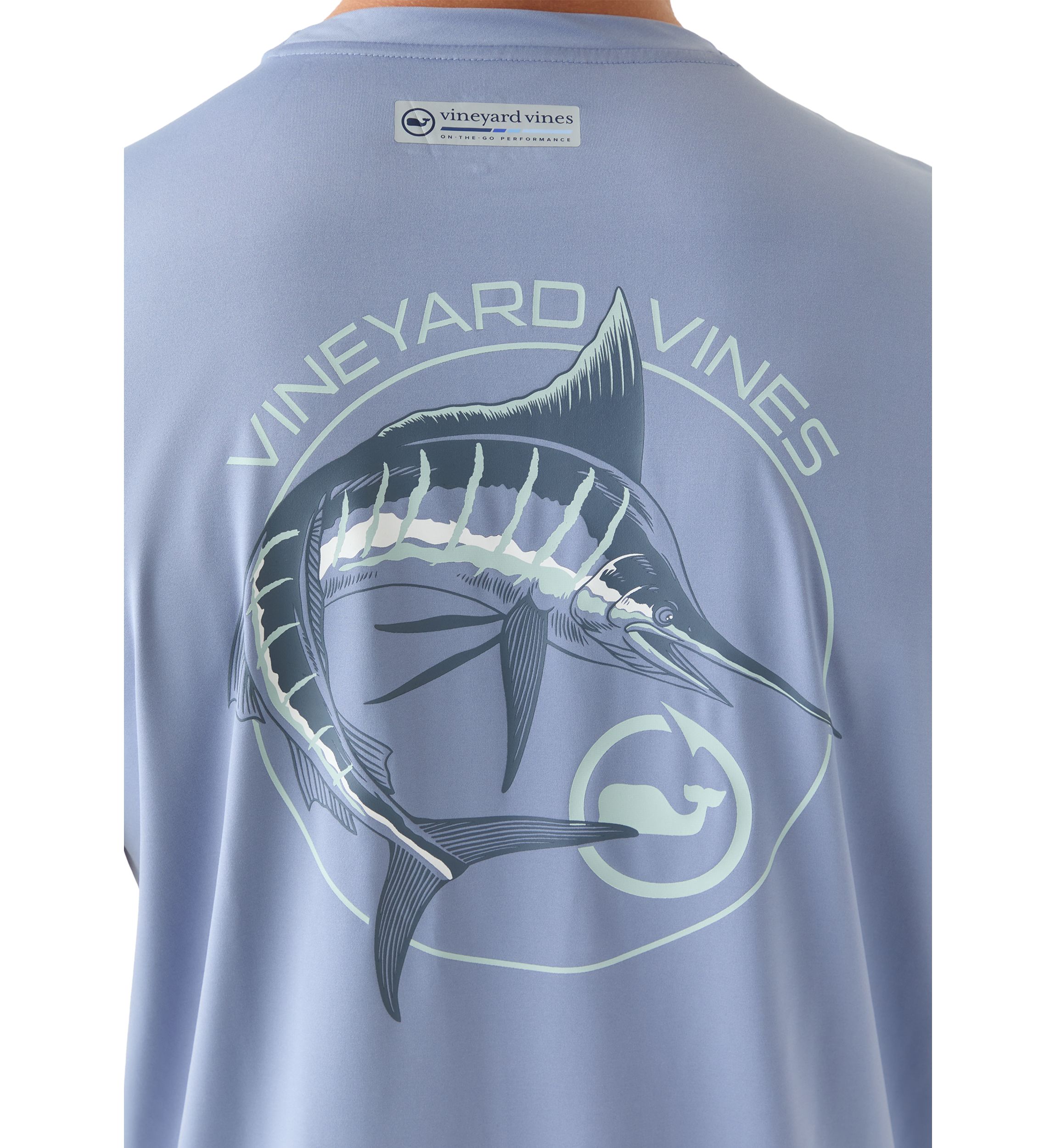 Marlin Circle Short-Sleeve Harbor Performance T-Shirt