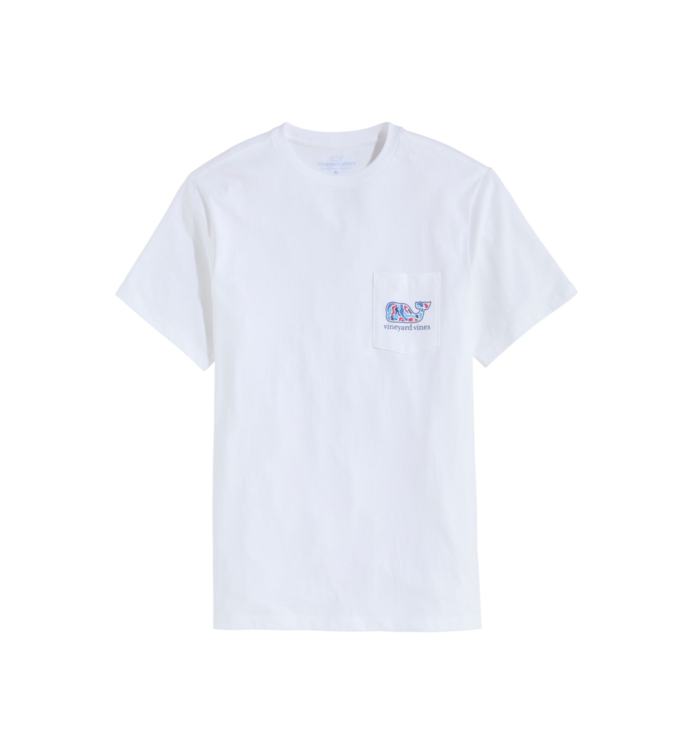 Mens Camo Fill Lobster Short Sleeve Pocket Graphic T-Shirt