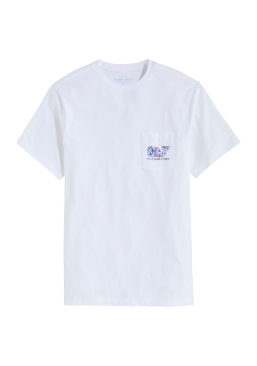 Mens Camo Fill Lobster Short Sleeve Pocket Graphic T-Shirt