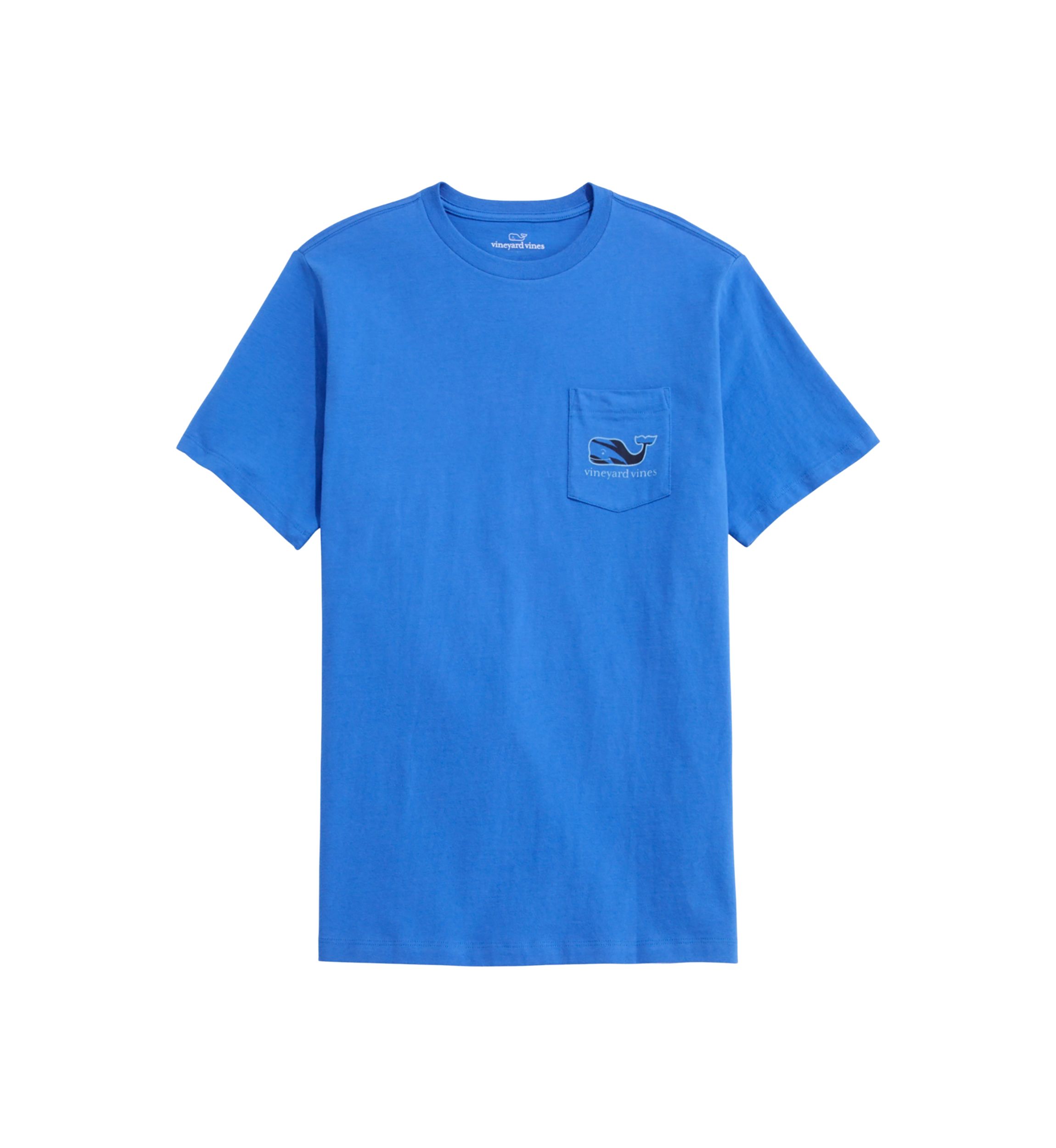 Mens Breezy Palms Chappy Whale Fill Short Sleeve Pocket T-Shirt