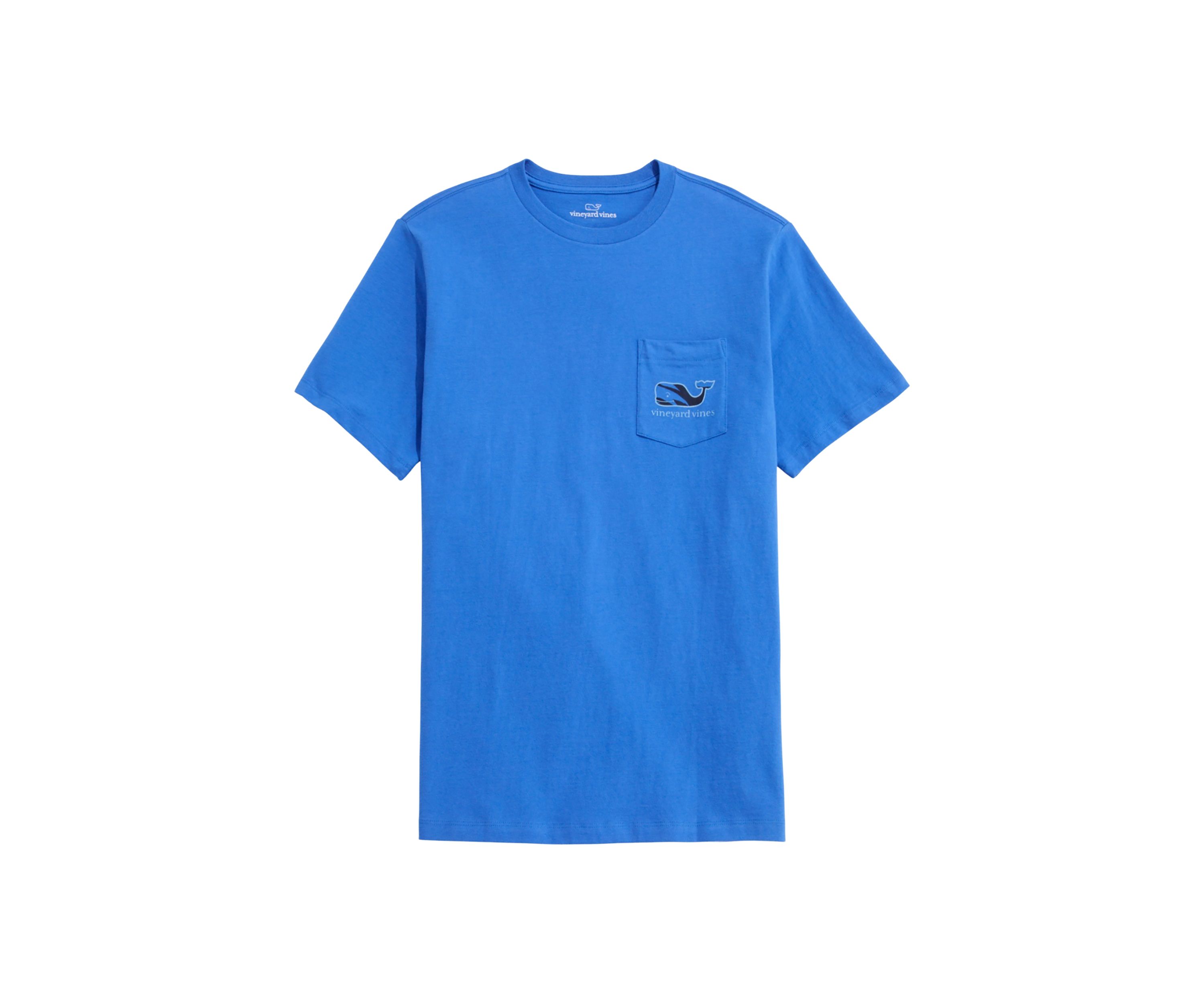 Mens Breezy Palms Chappy Whale Fill Short Sleeve Pocket T-Shirt