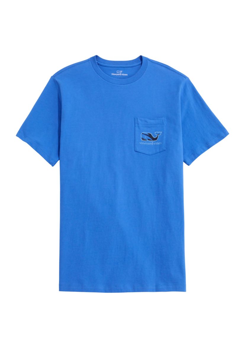 Mens Breezy Palms Chappy Whale Fill Short Sleeve Pocket T-Shirt