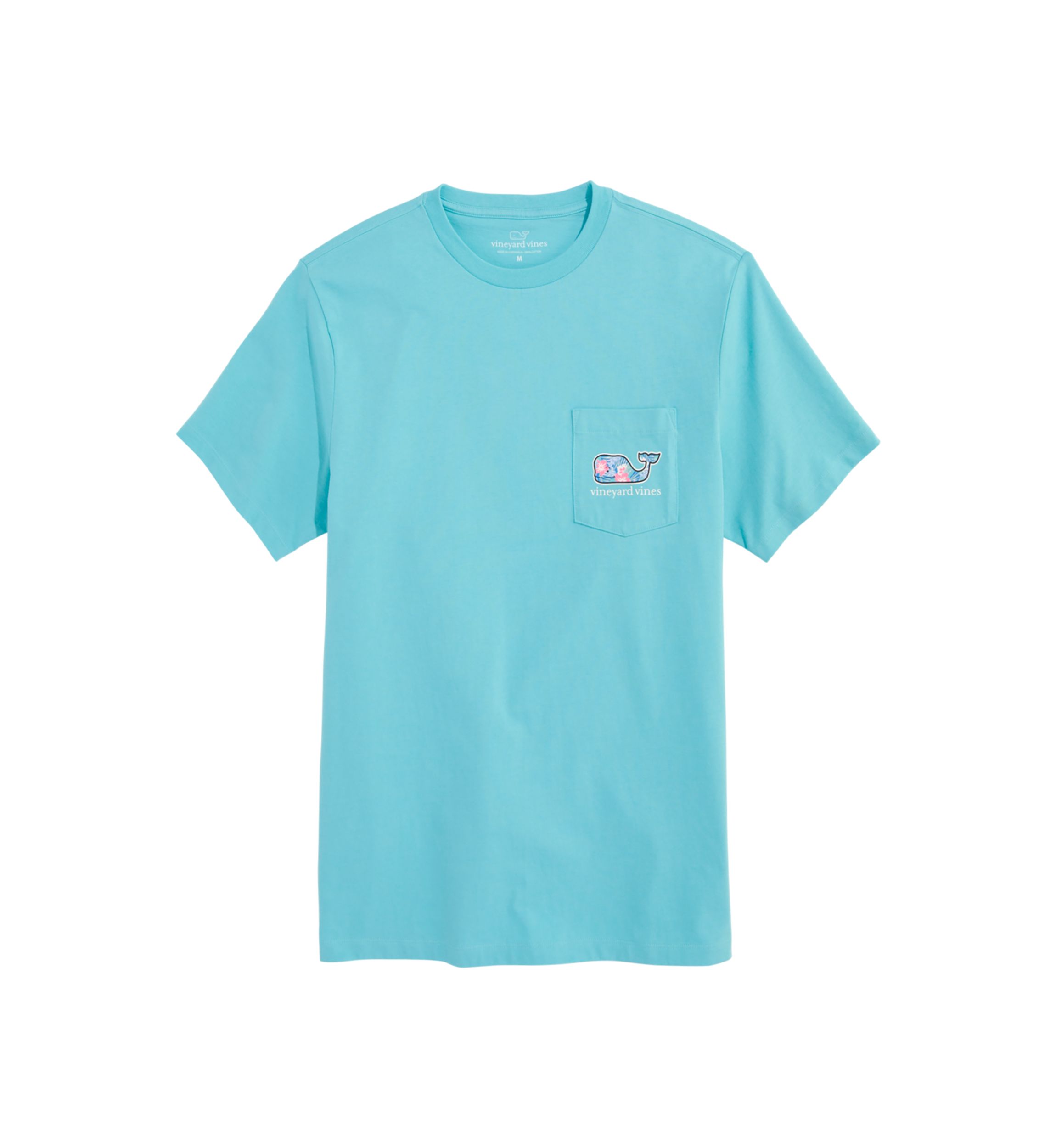 Vintage Floral Whale Graphic T-Shirt