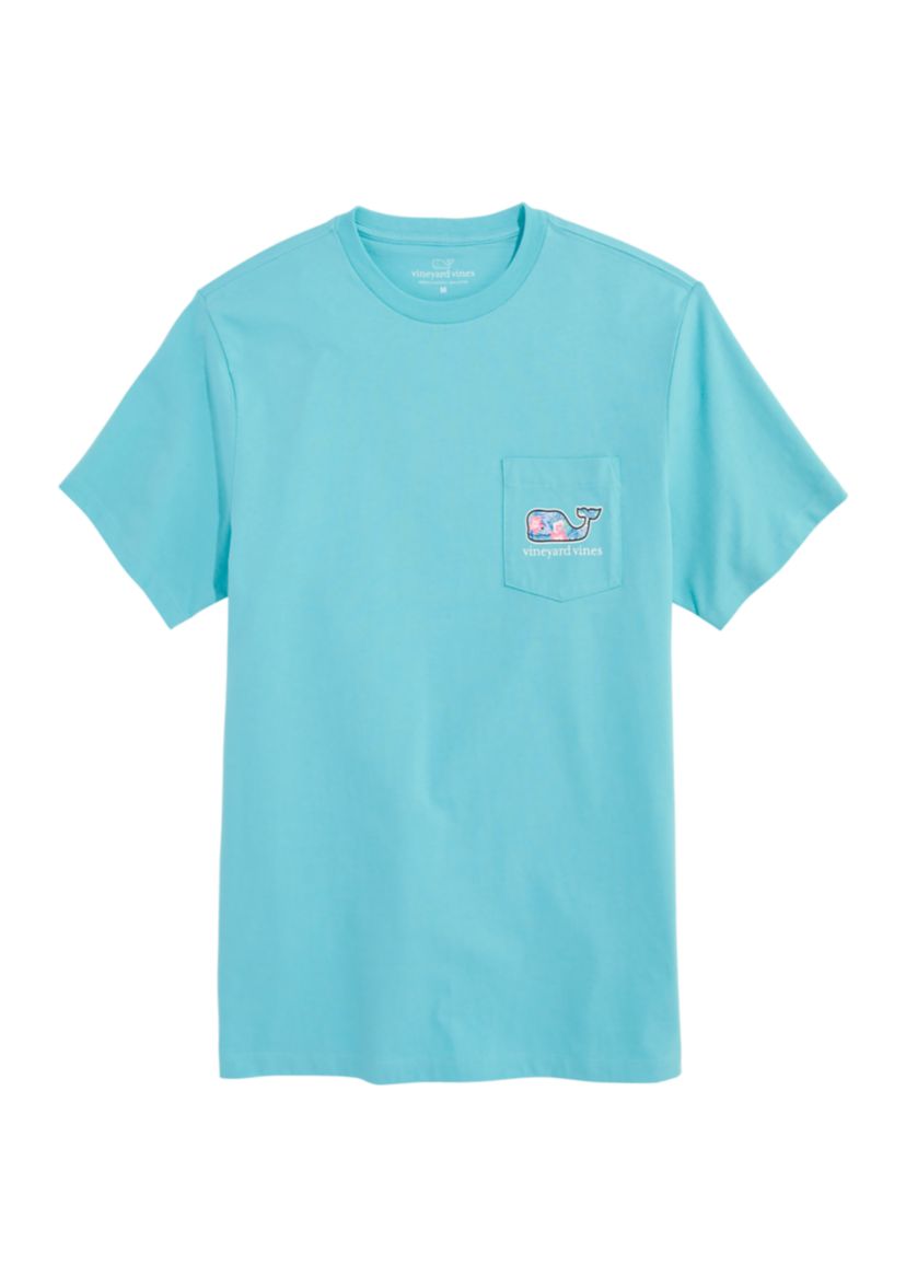 Vintage Floral Whale Graphic T-Shirt