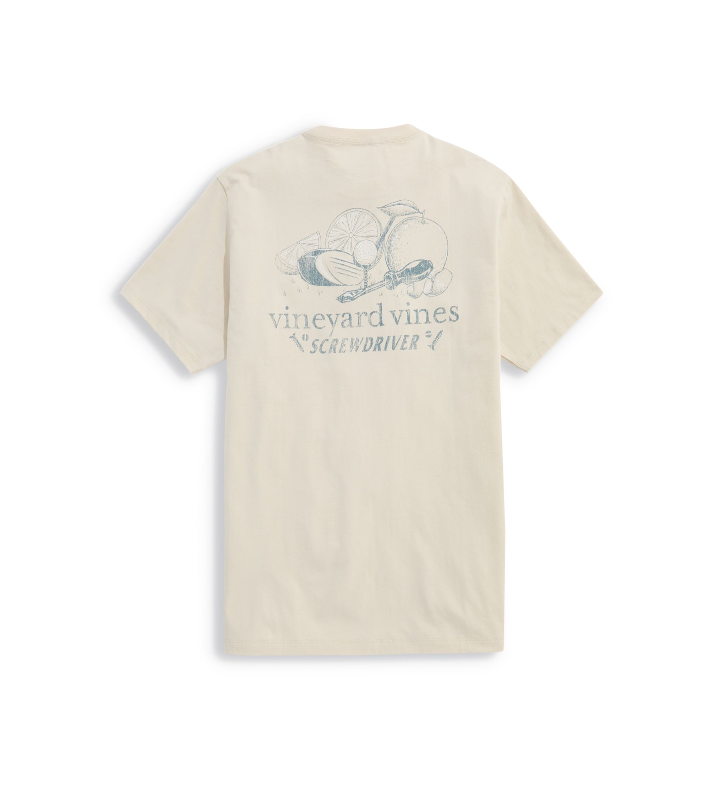 Short Sleeve Screwdriver Graphic T-Shirt 