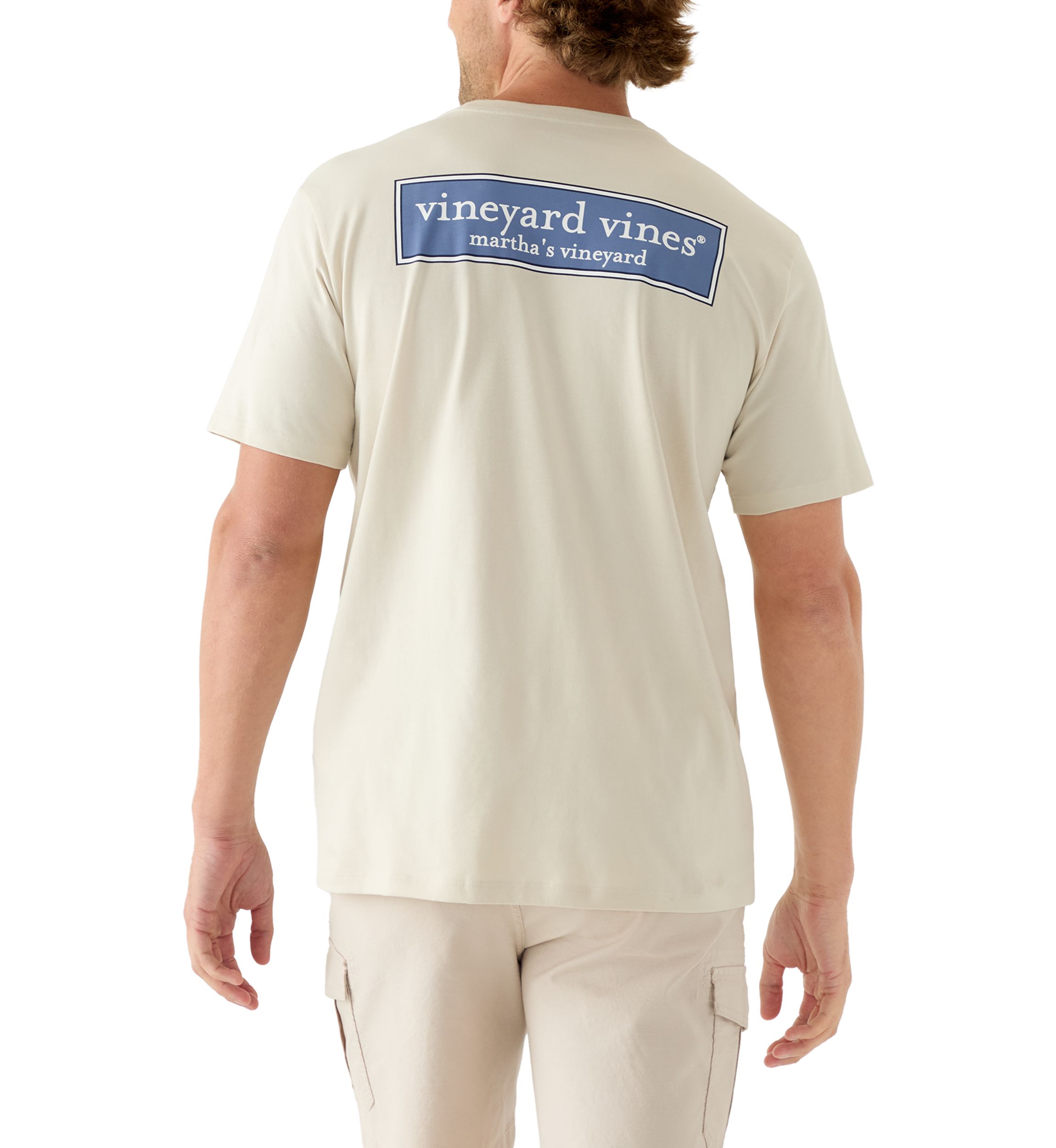 Mens Tonal Logo Short Sleeve Pocket T-Shirt
