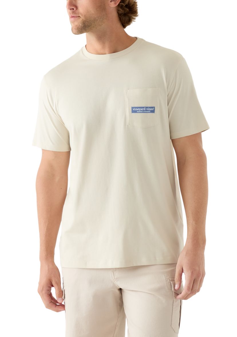 Mens Tonal Logo Short Sleeve Pocket T-Shirt