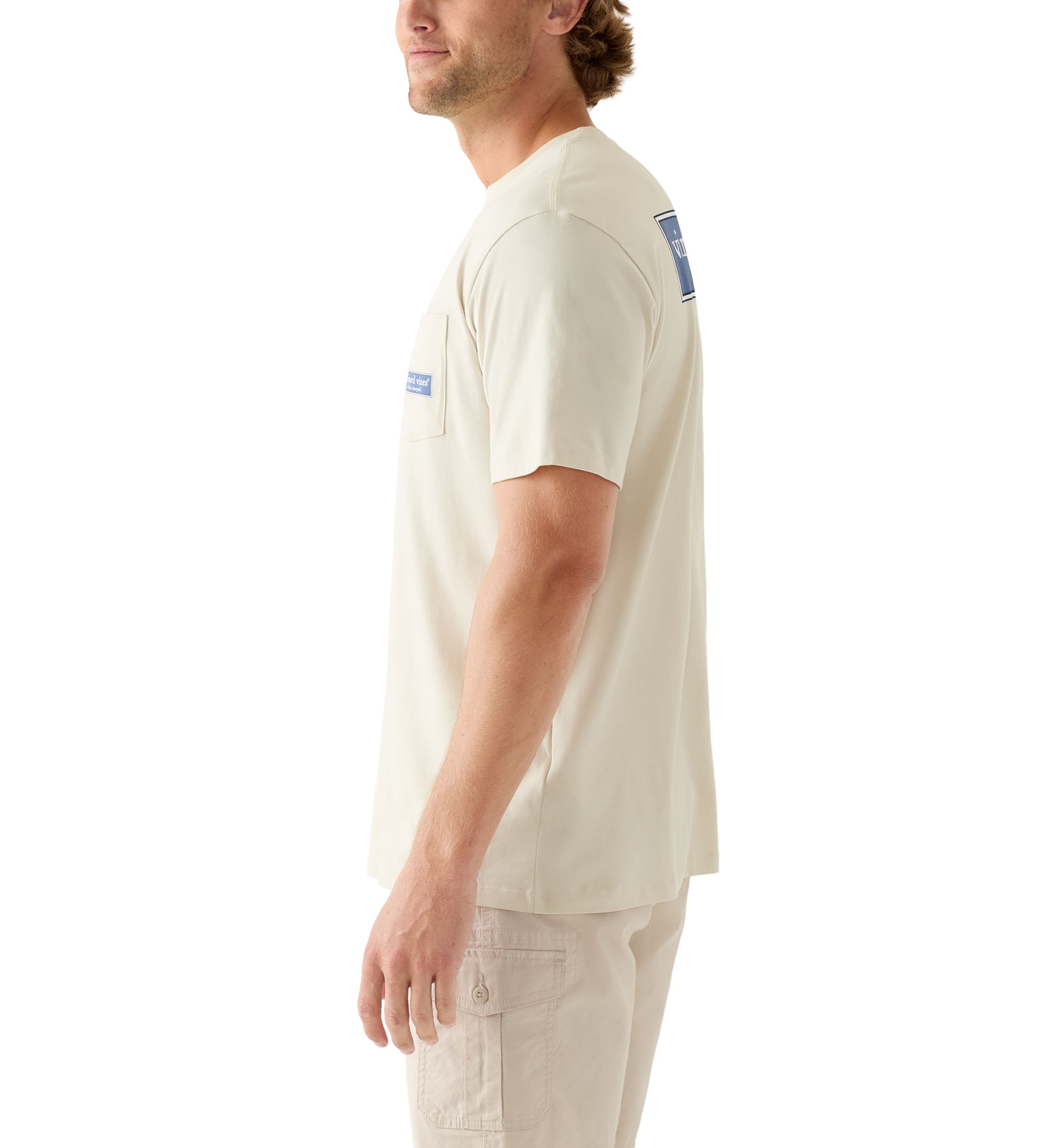 Mens Tonal Logo Short Sleeve Pocket T-Shirt